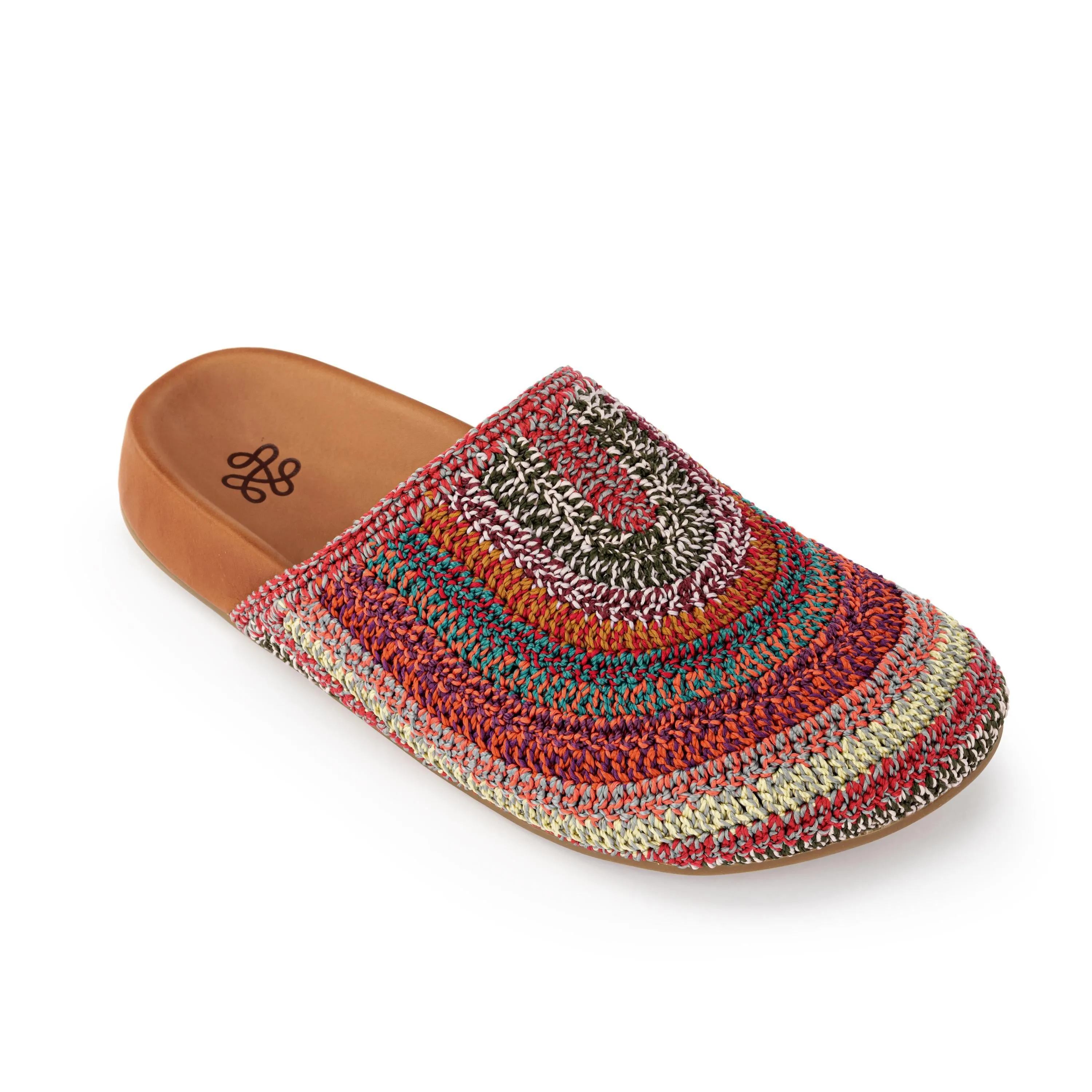 Bolinas Clog - Hand Crochet - Sunset Stripe Camera Look Enhanced grip