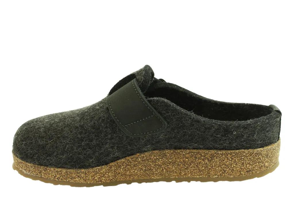 Haflinger Clogs Grizzly Chicago Graphite Queen Touch Walking