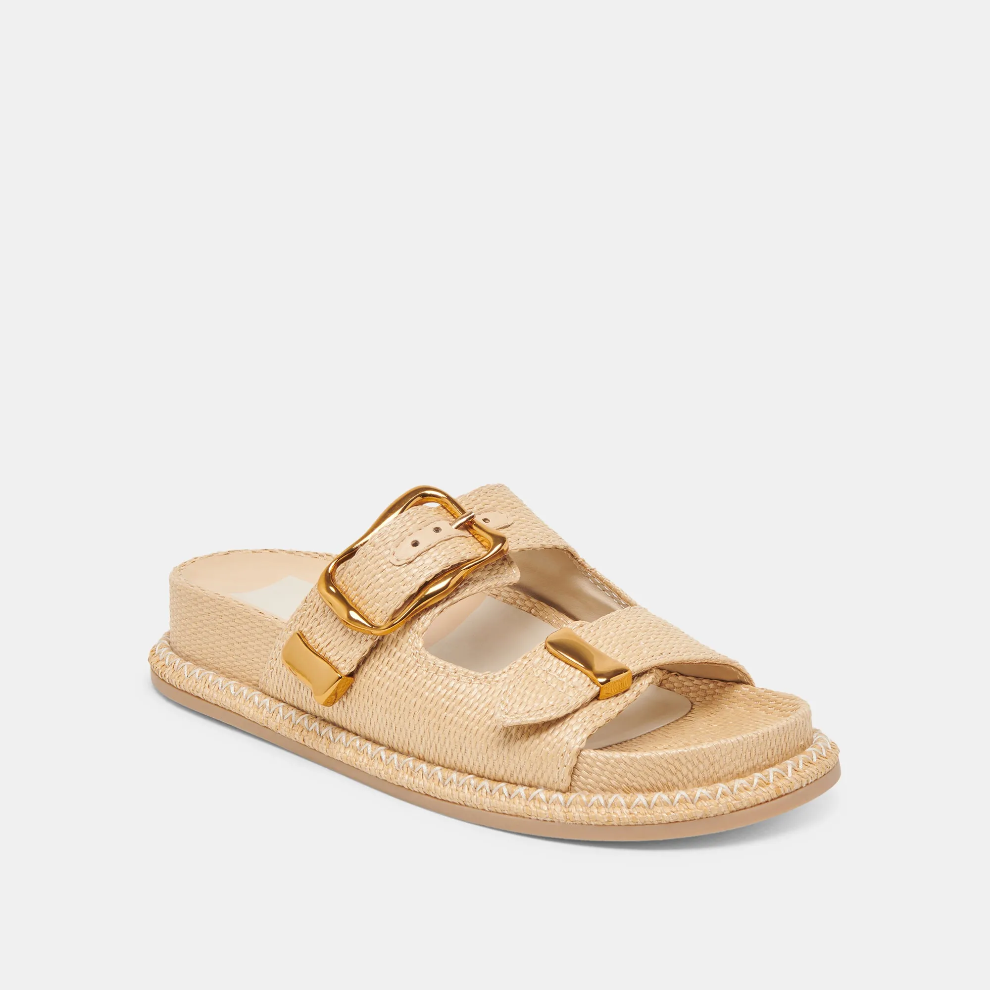 Grab And Go Modern Fit SEVANA SANDALS LT NATURAL RAFFIA