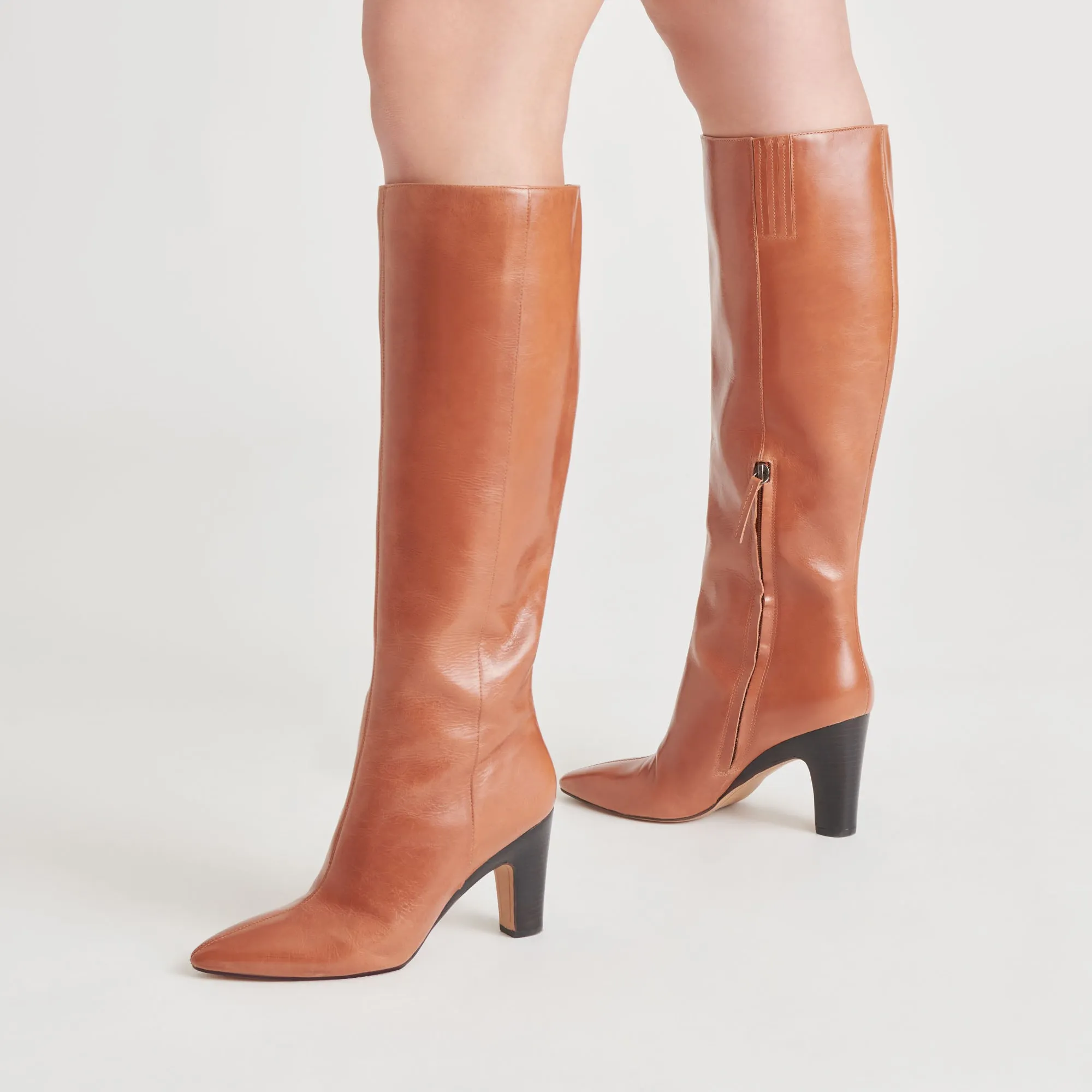 NELAS BOOTS COGNAC LEATHER Easy Match Urban Fit