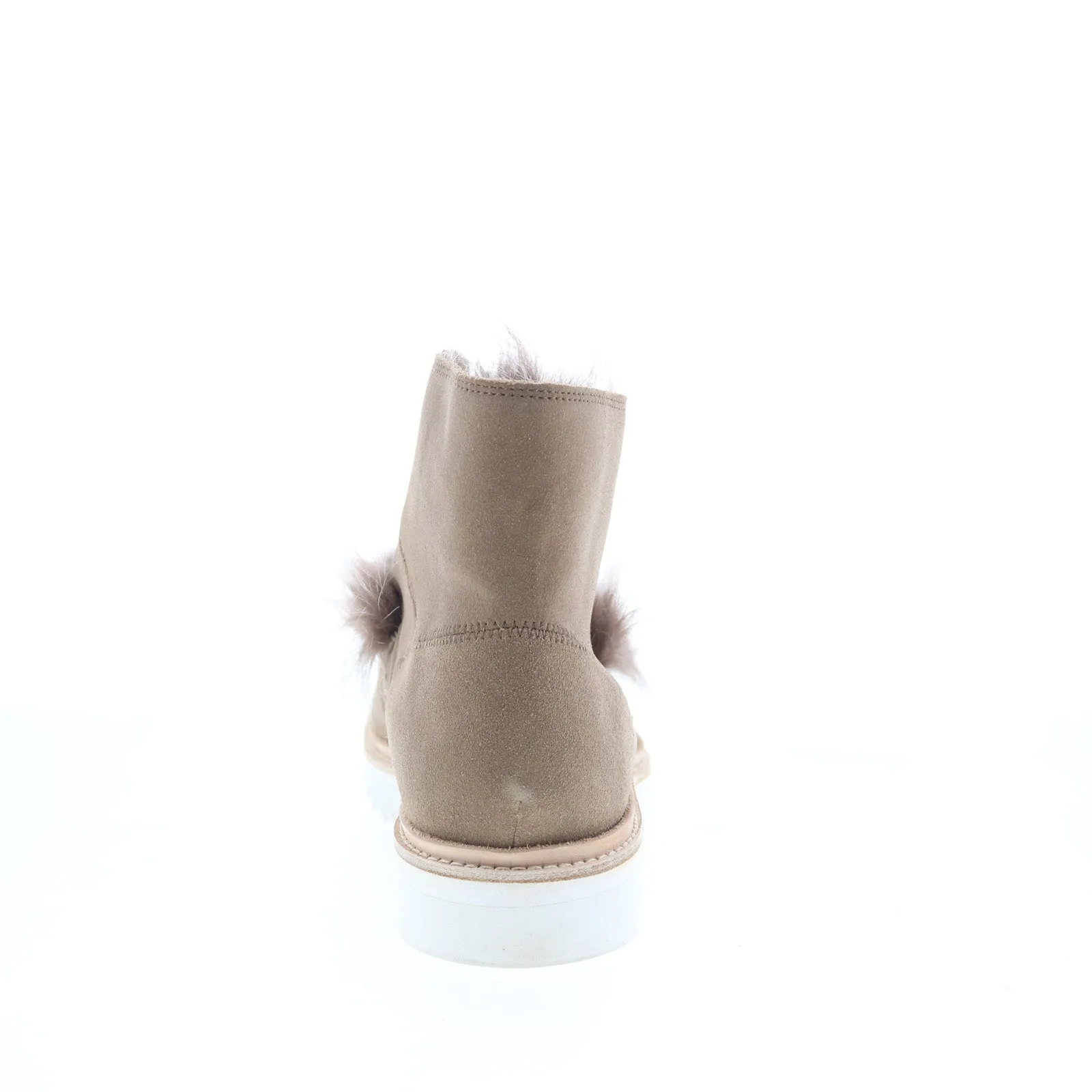 Insulated Comfort Johnston & Murphy Dalyn 78-51964 Womens Beige Leather Casual Dress Boots