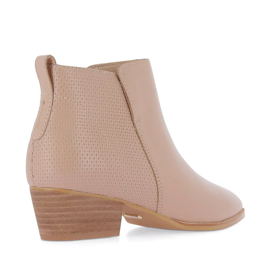 CHARLESTON - WARM SAND LEATHER machine - washable spring shoe collections