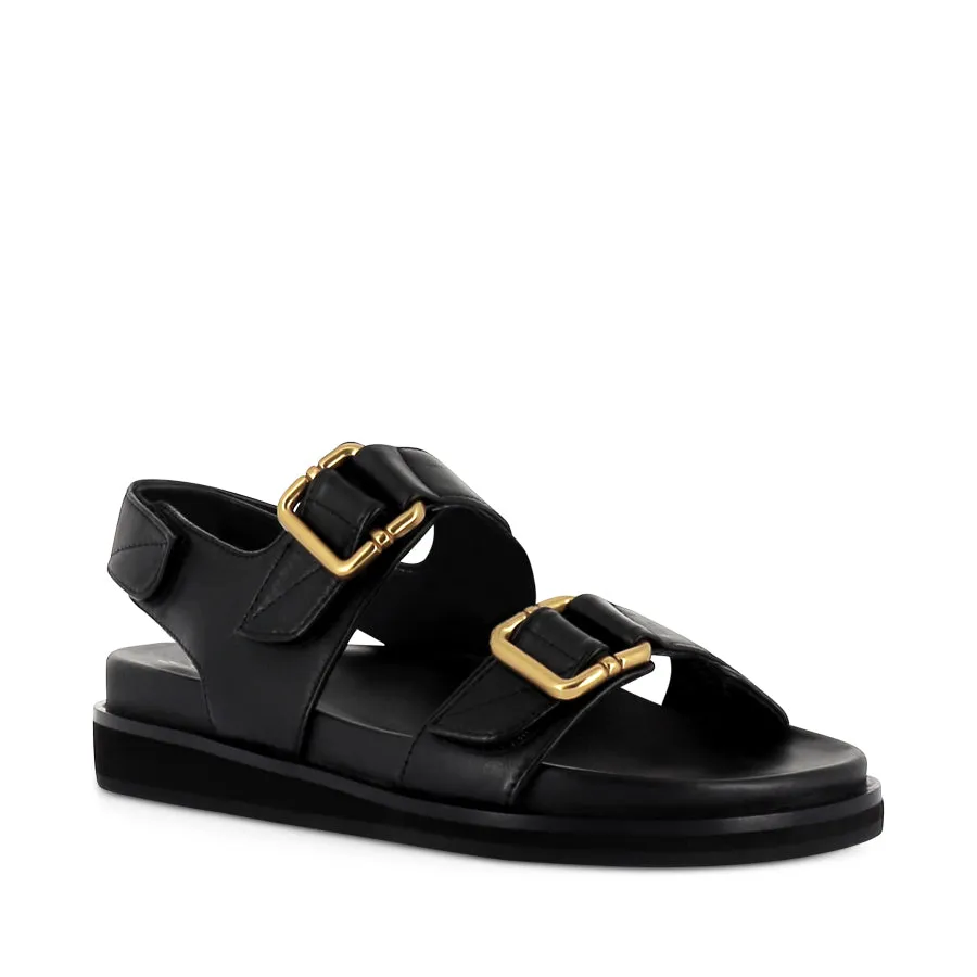 THOMPSON - BLACK LEATHER Amazing Chic Design