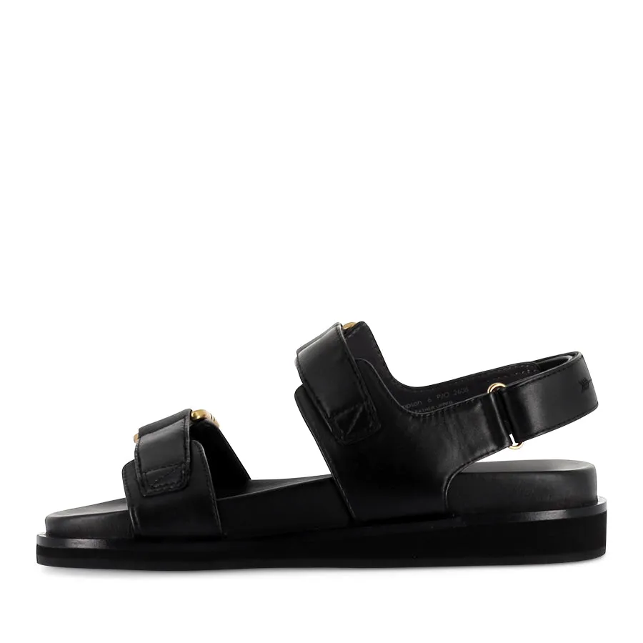 Sophisticated piece THOMPSON - BLACK LEATHER