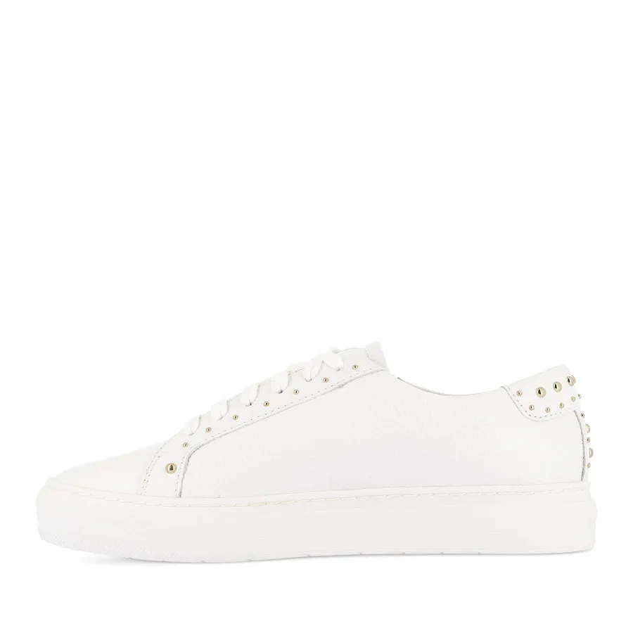 BILLIE - WHITE STUD LEATHER avid cyclists' accessories