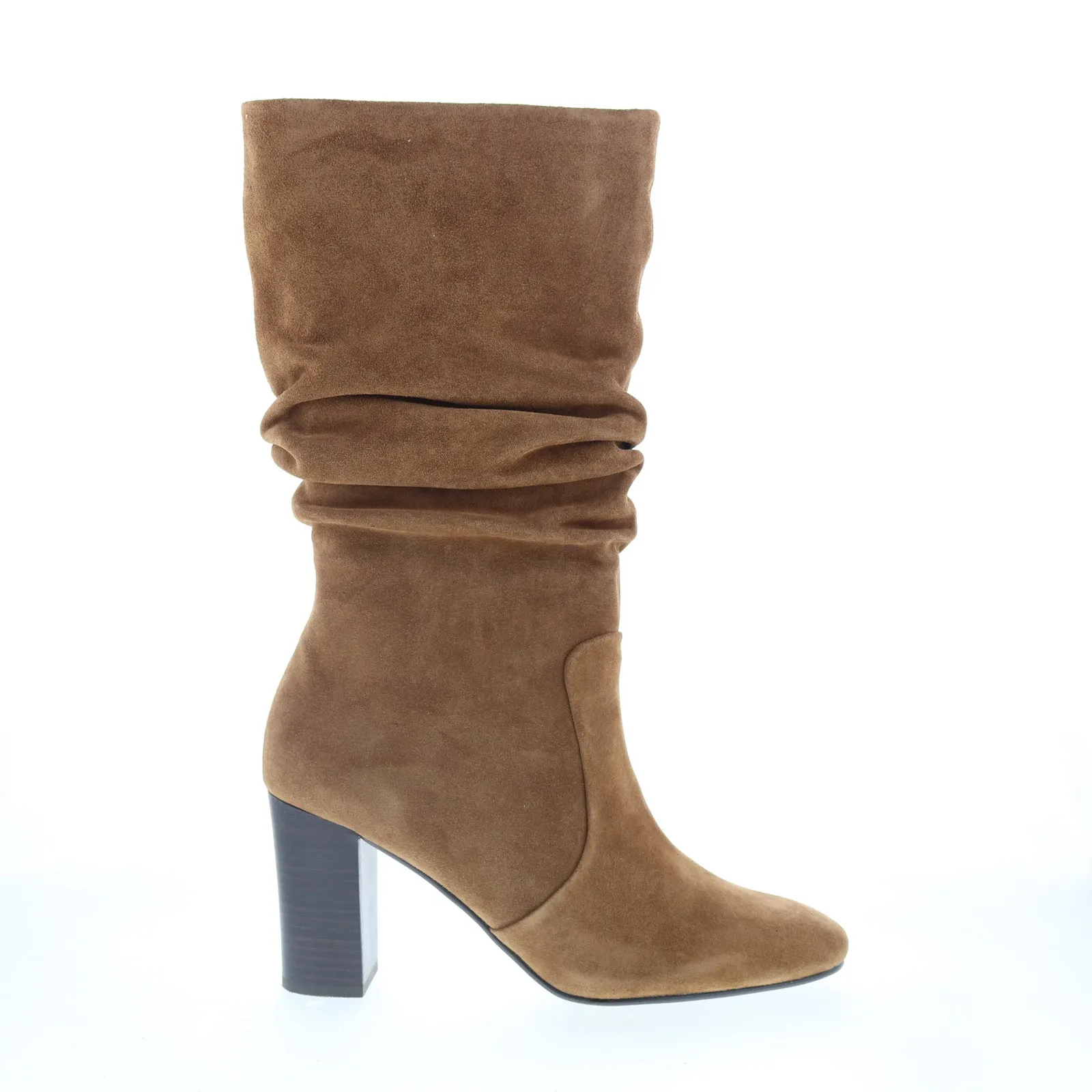 Rain Shield Johnston & Murphy Charlotte Slouch Boot 78-52603 Womens Brown Mid Calf Boots