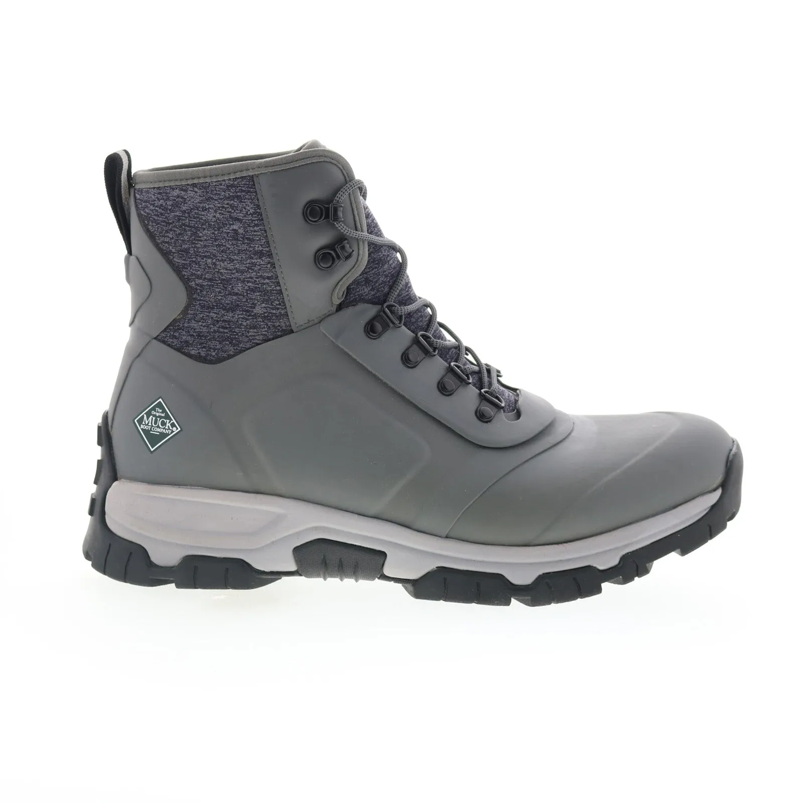 Original Muck Apex Lace Up AXML101 Mens Gray Synthetic Lace Up Hiking Boots Neutral Style Breathable mesh