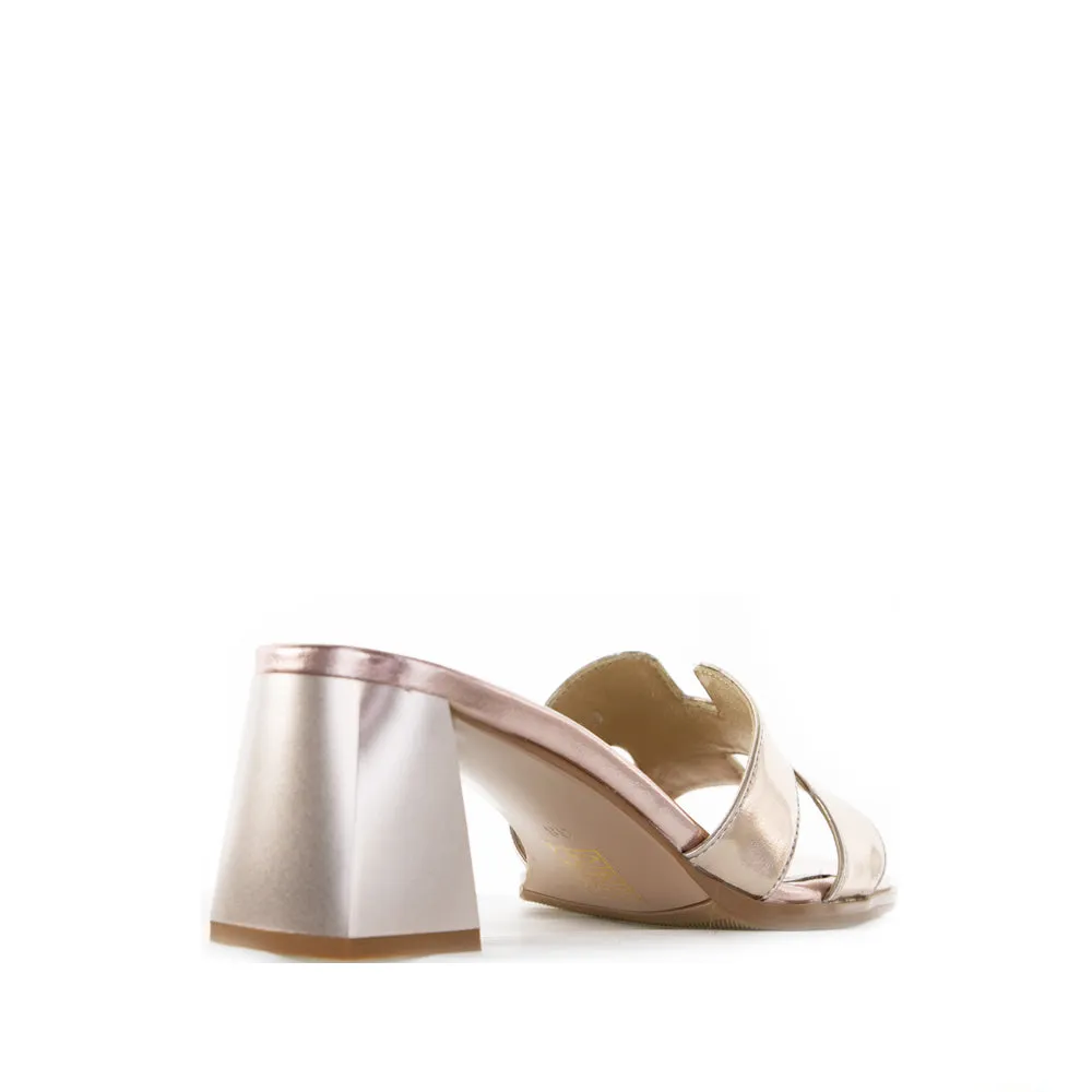 Night Out Heels Designer Stilettos MILA RAINE MINKY ROSE GOLD