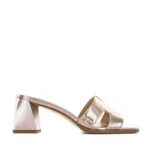 Quick Dry Fabric Romantic Heels MILA RAINE MINKY ROSE GOLD