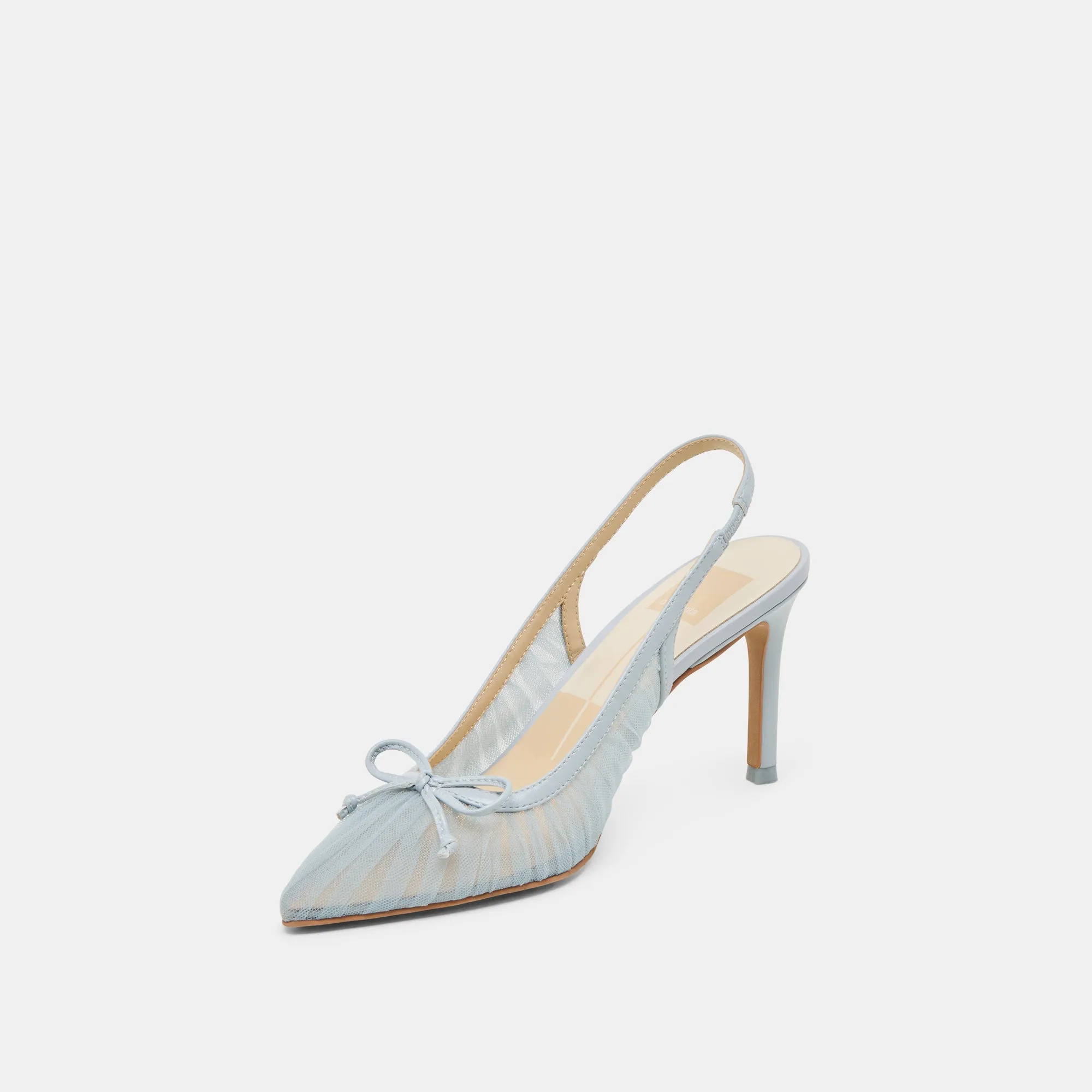 YELA HEELS LIGHT BLUE TULLE Padded Tongue