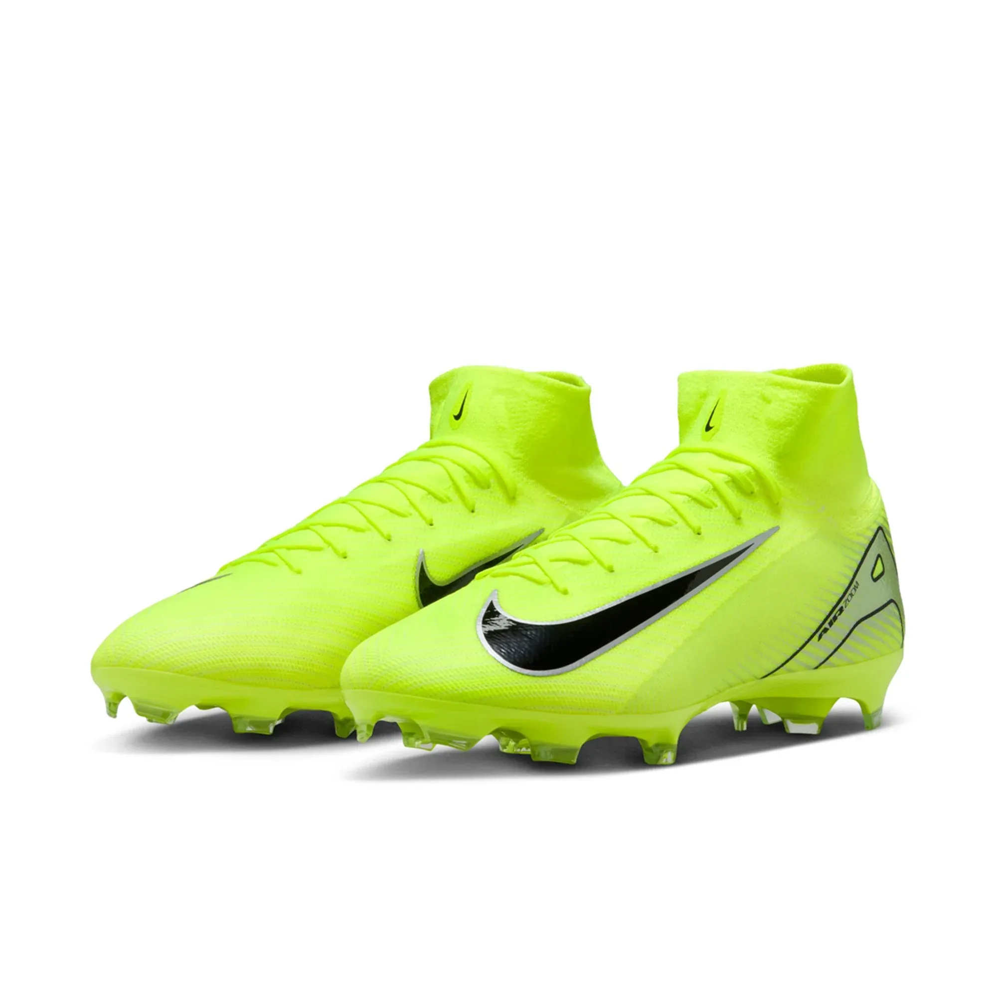Nike Zoom Superfly 10 Pro FG Soccer Cleats (Volt/Black) Foot Power