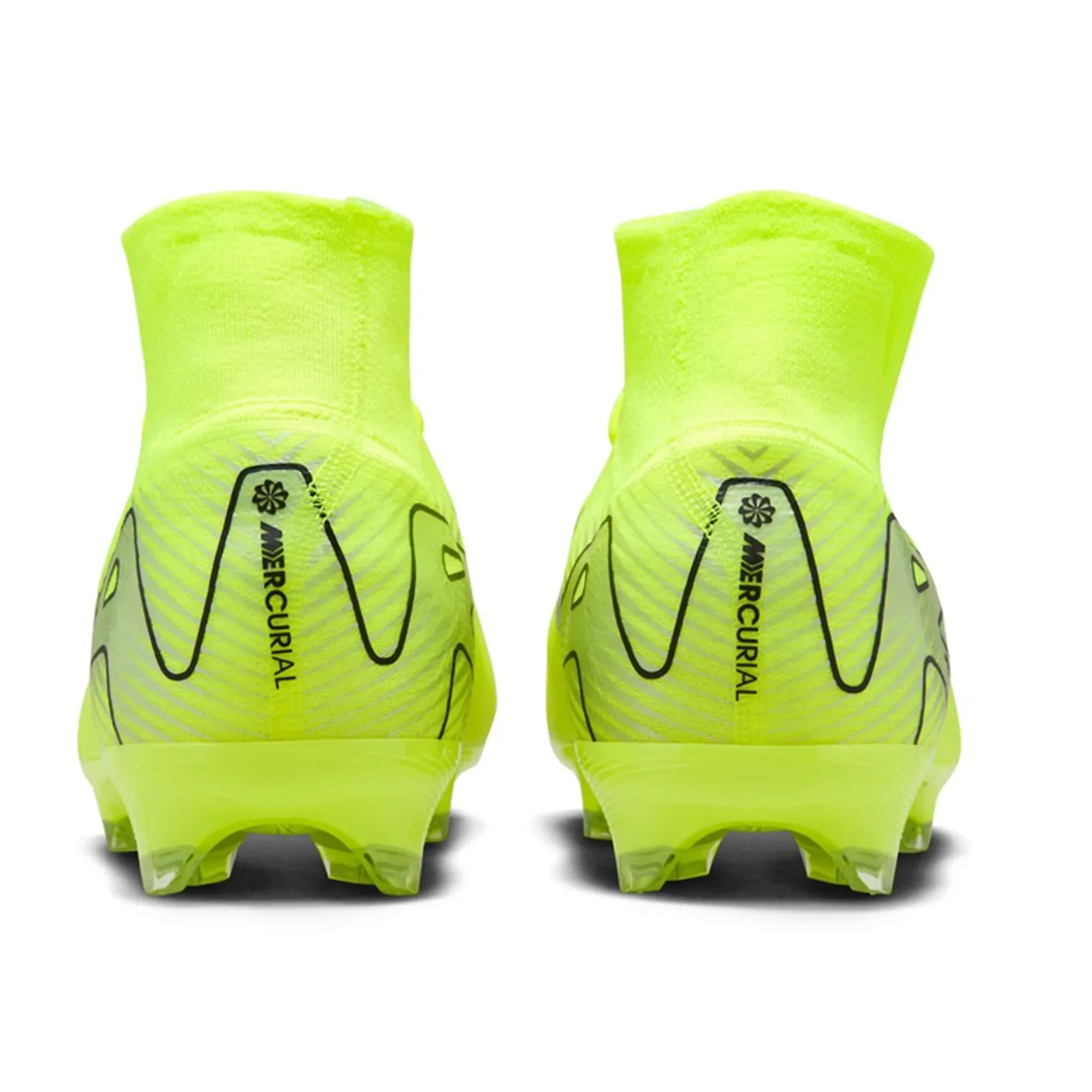 Nike Zoom Superfly 10 Pro FG Soccer Cleats (Volt/Black) Quick Acceleration Insole Grip