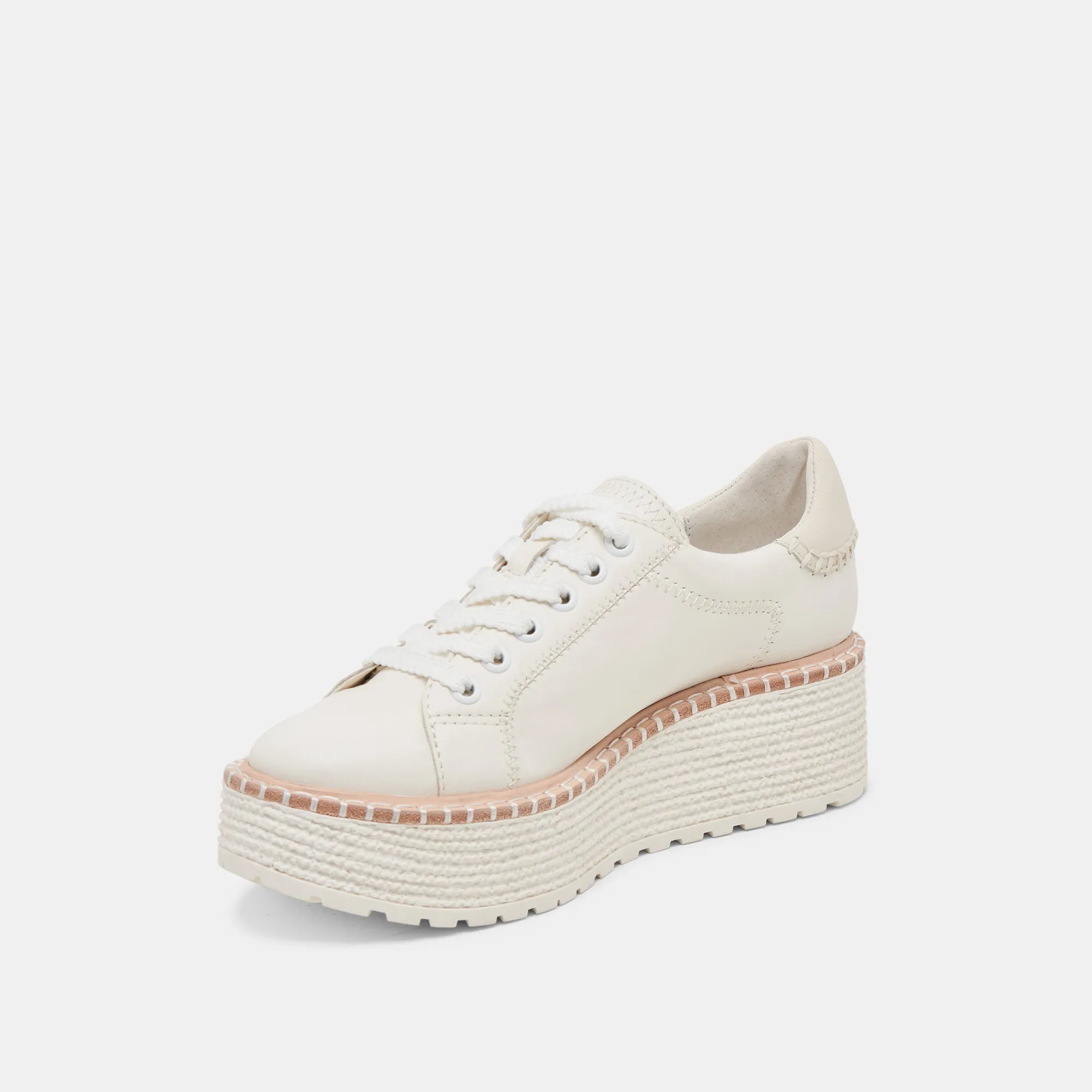 TWAIN SNEAKERS WHITE LEATHER Soccer Field Athletic Apparel