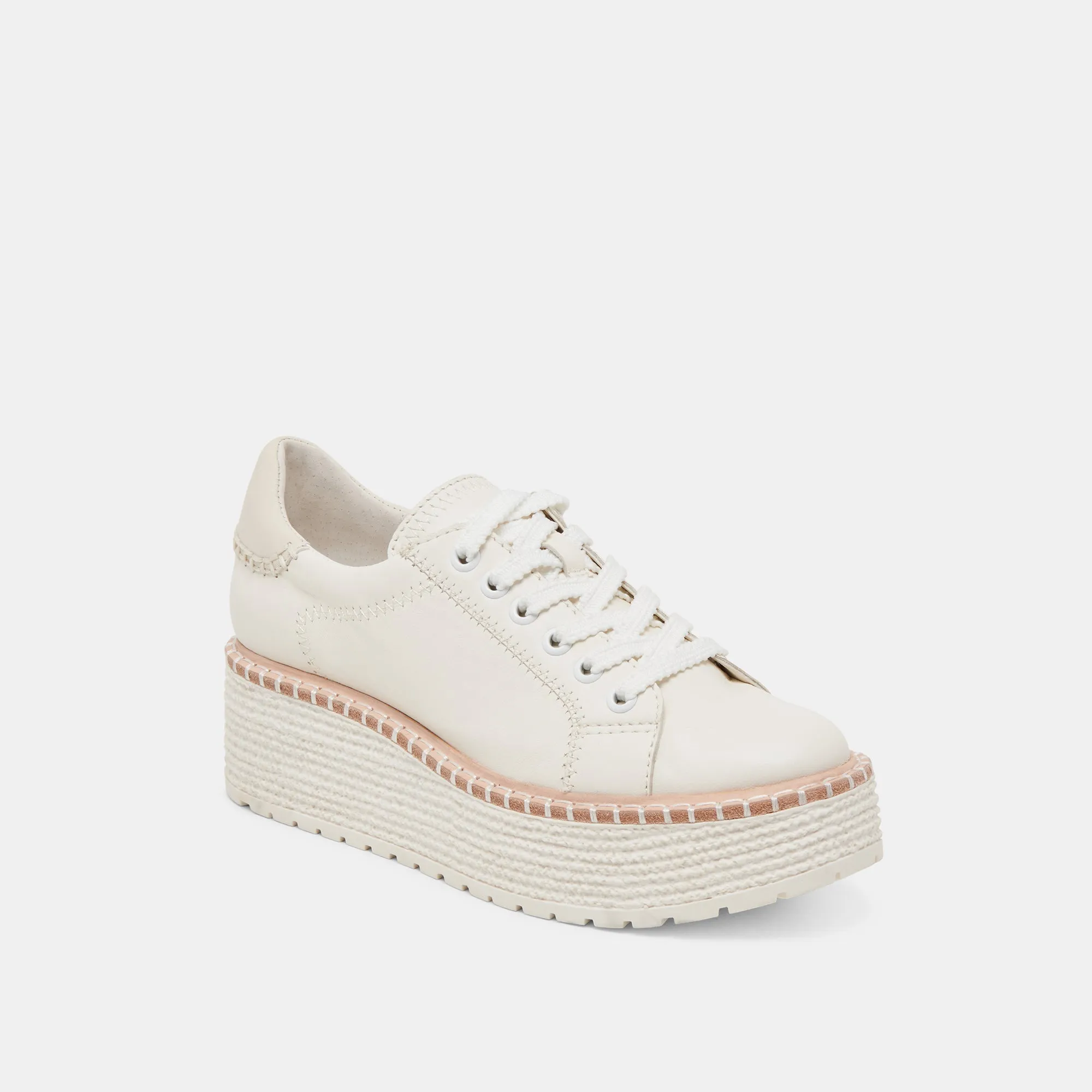 TWAIN SNEAKERS WHITE LEATHER Low Cut