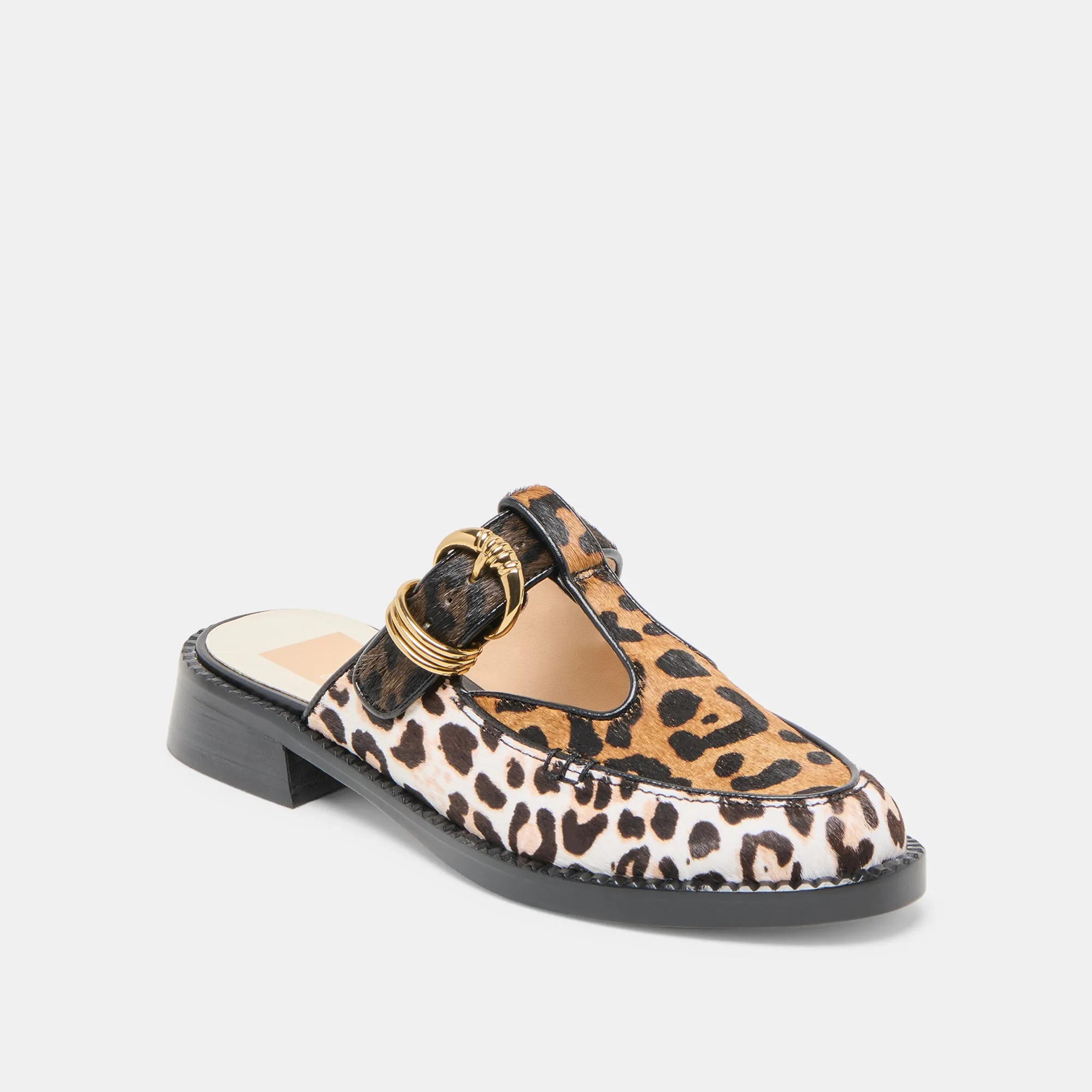 HARLAH FLATS LEOPARD MULTI CALF HAIR Lesson Step Team Meet