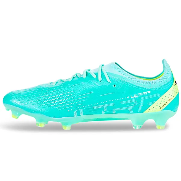 Stable base Puma Ultra Ultimate FG/AG Soccer Cleats (Peppermint/White)