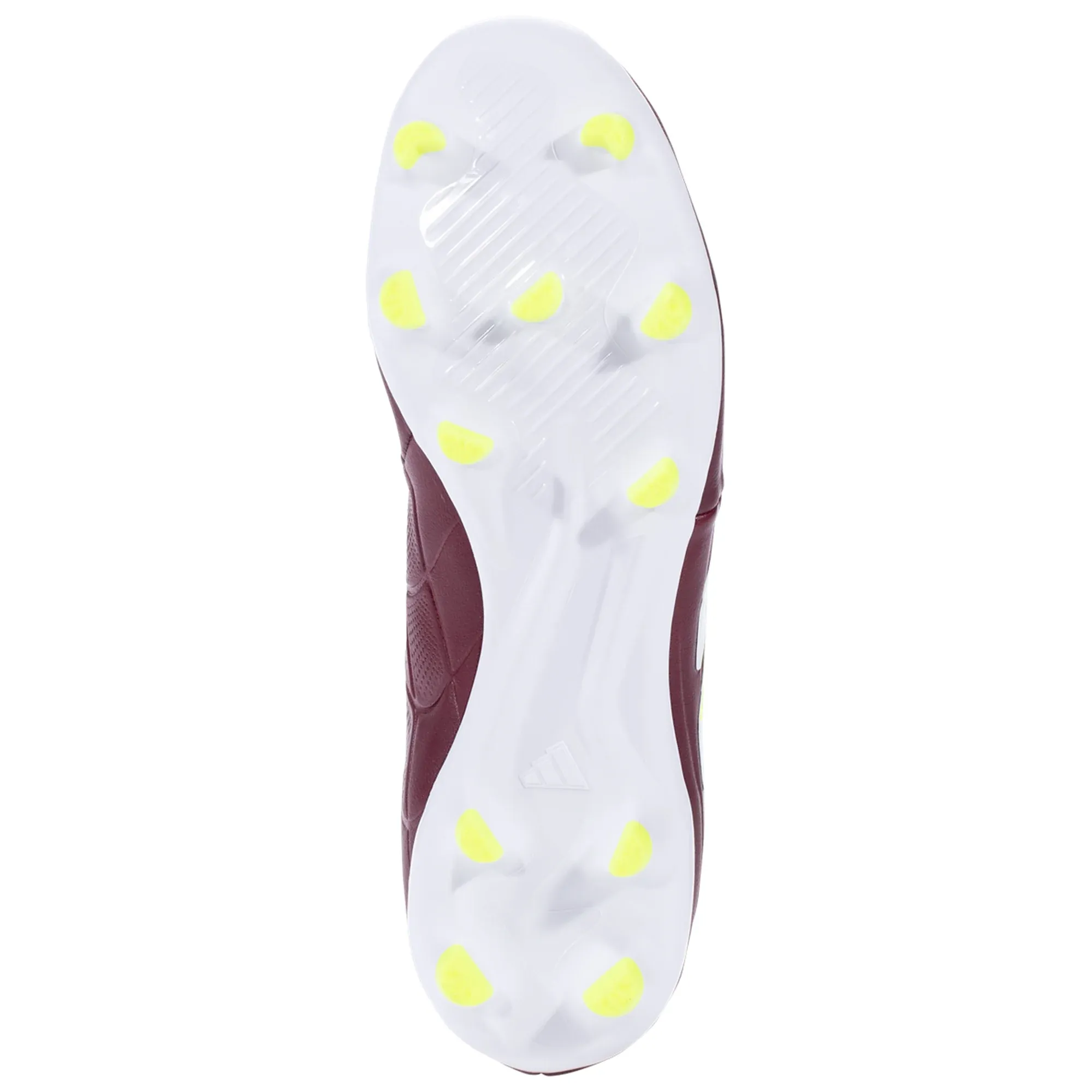adidas Copa Pure 2 League FG Soccer Cleats (Shadow Red/White/Solar Yellow) Stamina Run
