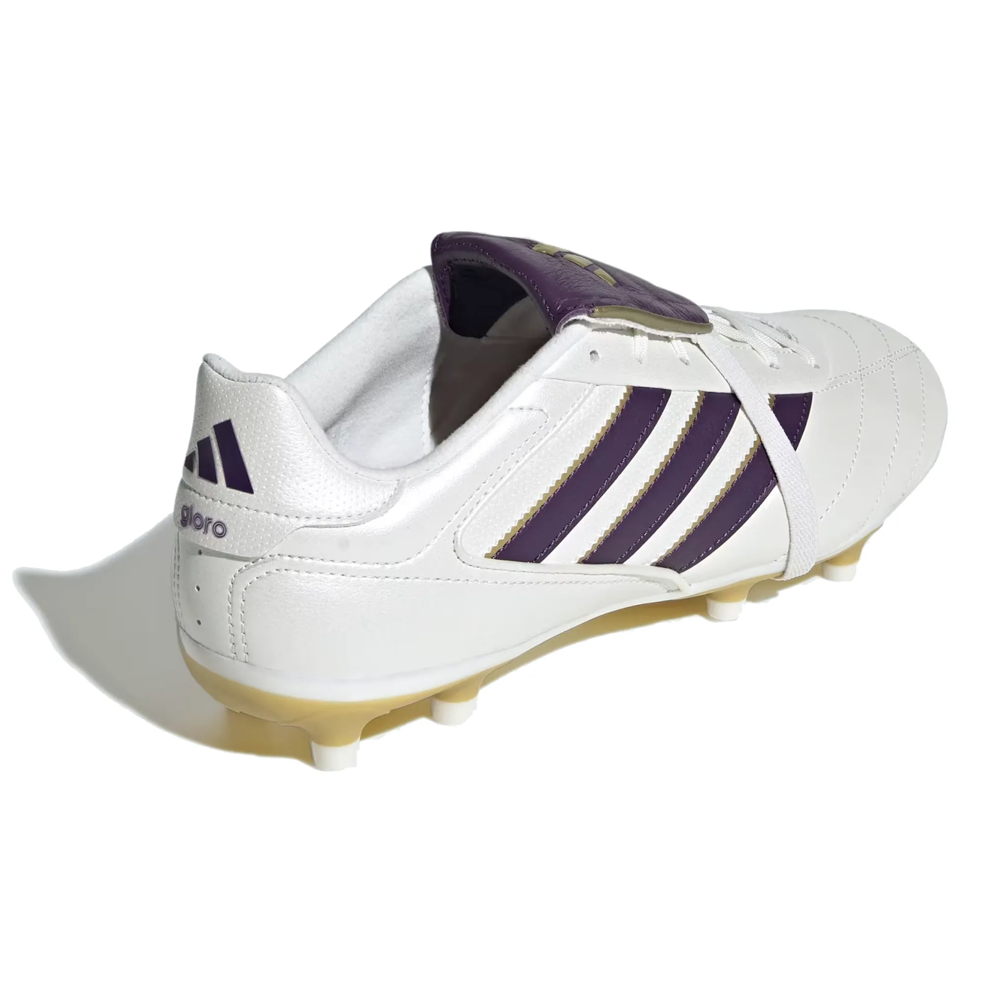 Outdoor Training Match Equipment Adidas Copa Gloro II Firm Ground (White/Purple/Gold)