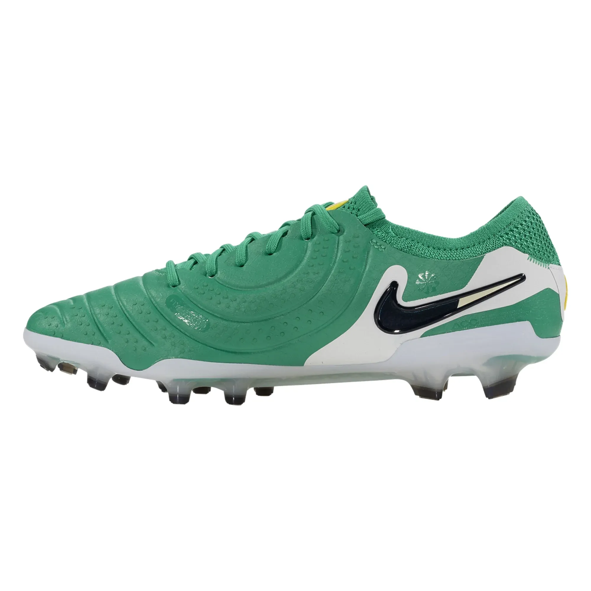 Nike Legend 10 Elite LV8 FG Soccer Cleats (Stadium Green/Dark Obsidian) Comfort Build