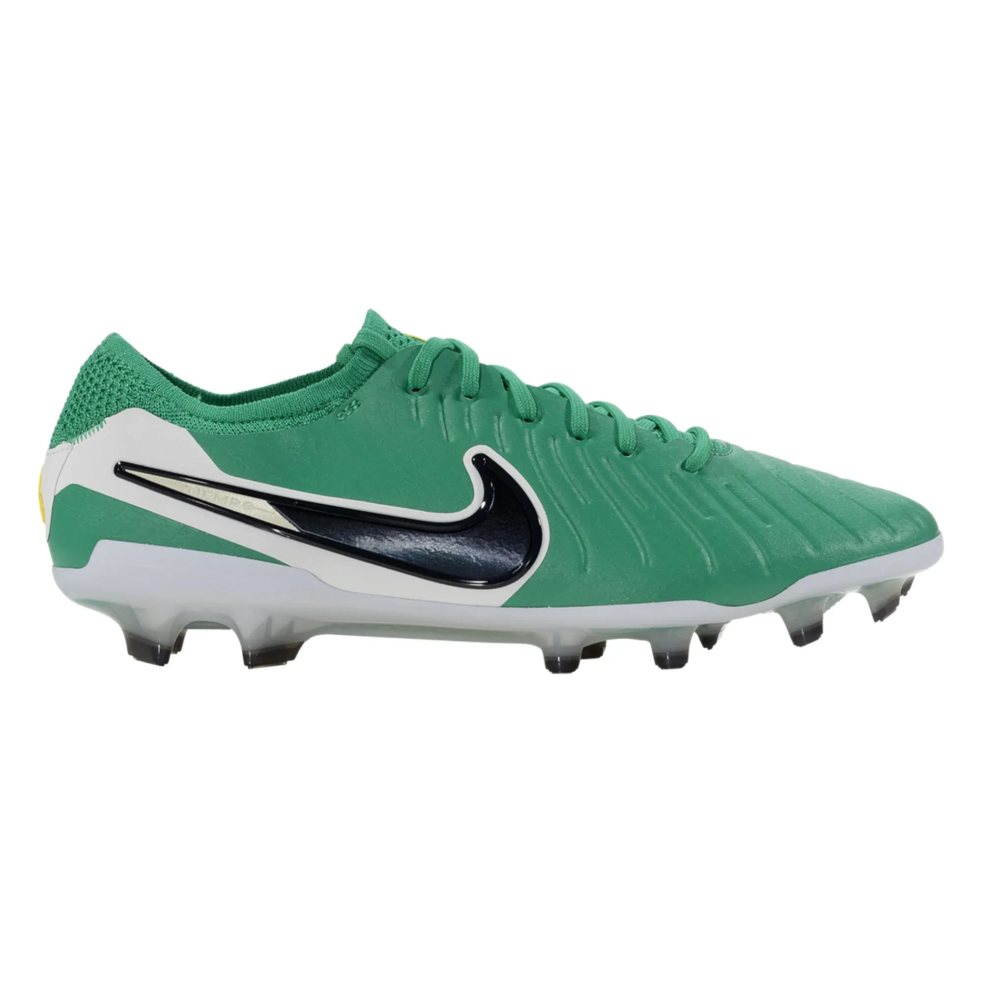 Nike Legend 10 Elite LV8 FG Soccer Cleats (Stadium Green/Dark Obsidian) Ball Control