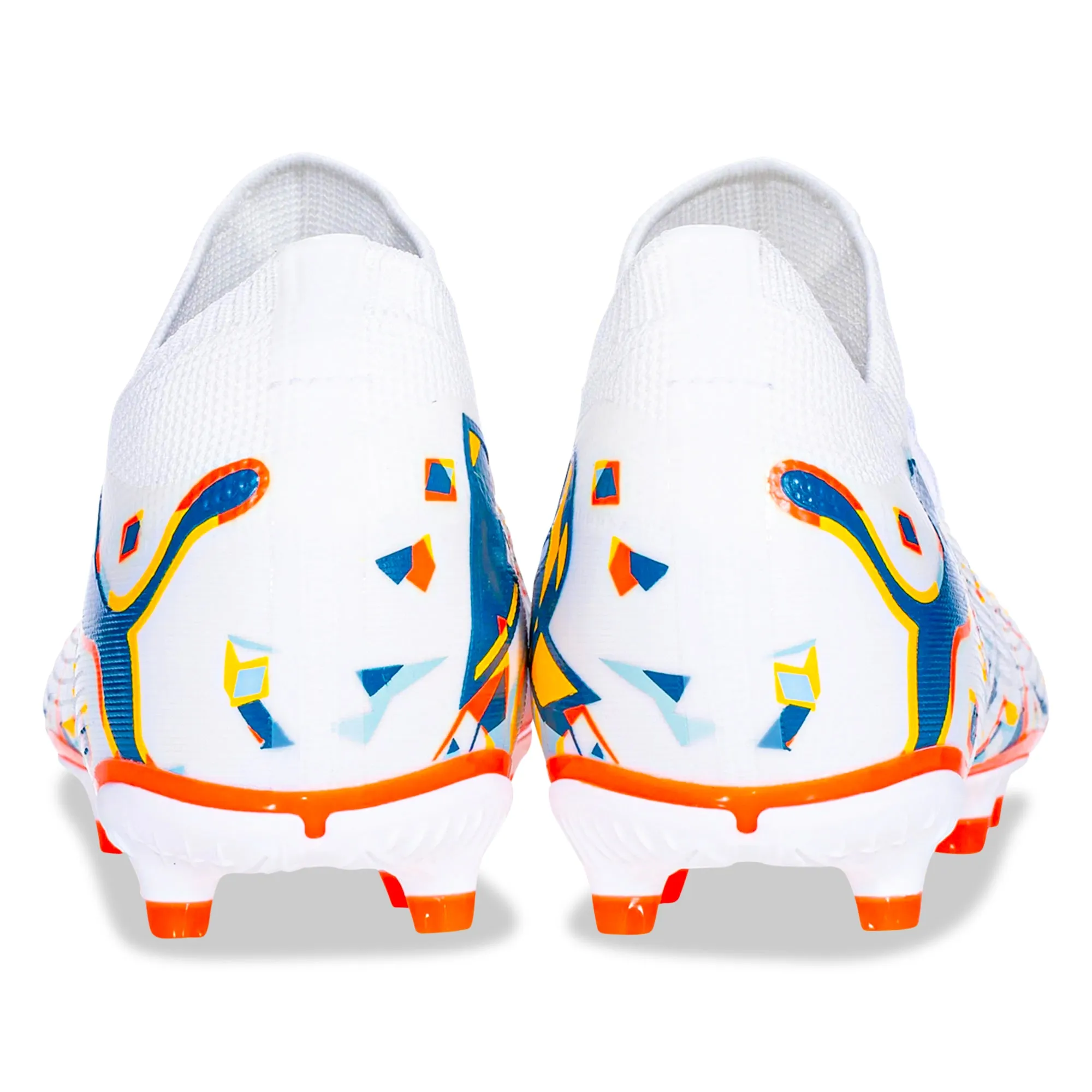 Puma Future 7 Match Creativity FG/AG Soccer Cleats (Puma White/Ocean Tropic) Sharp Footwork