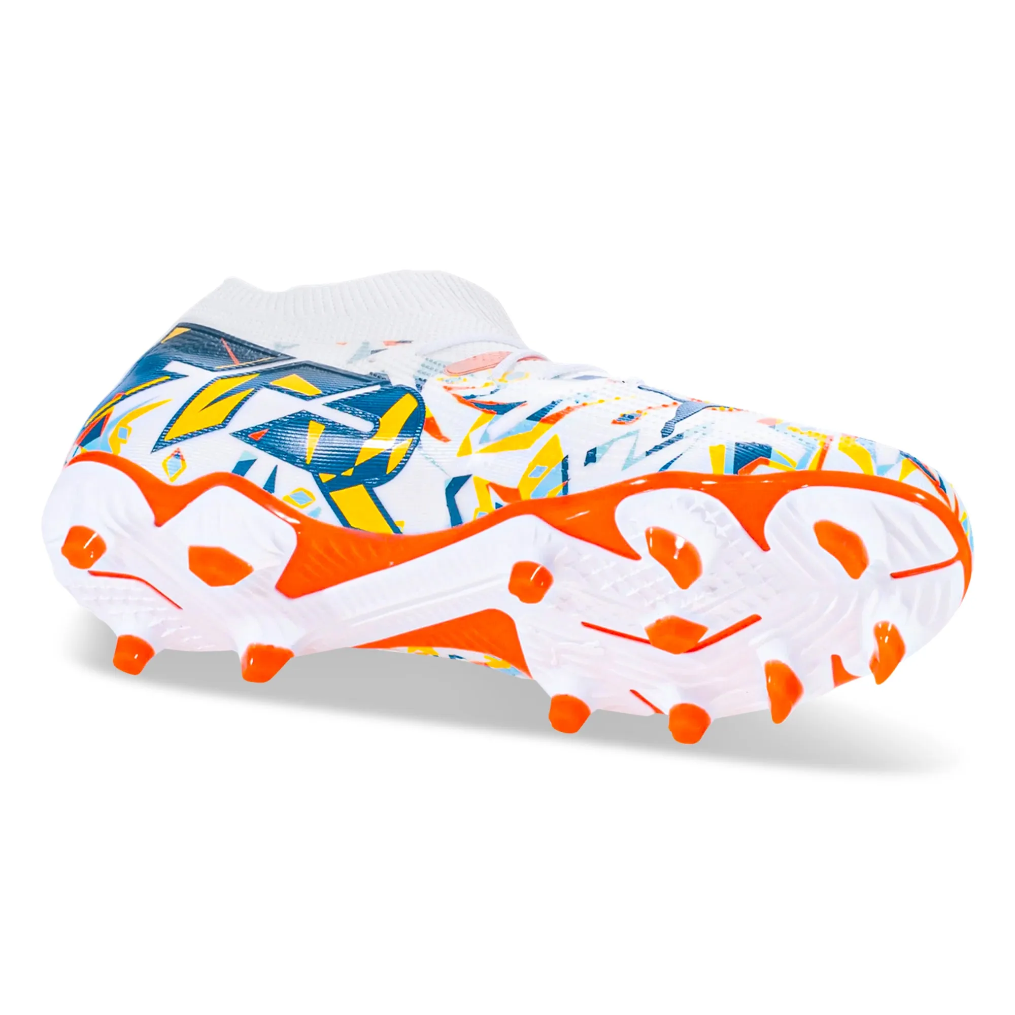 Dry Feel High Performance Puma Future 7 Match Creativity FG/AG Soccer Cleats (Puma White/Ocean Tropic)
