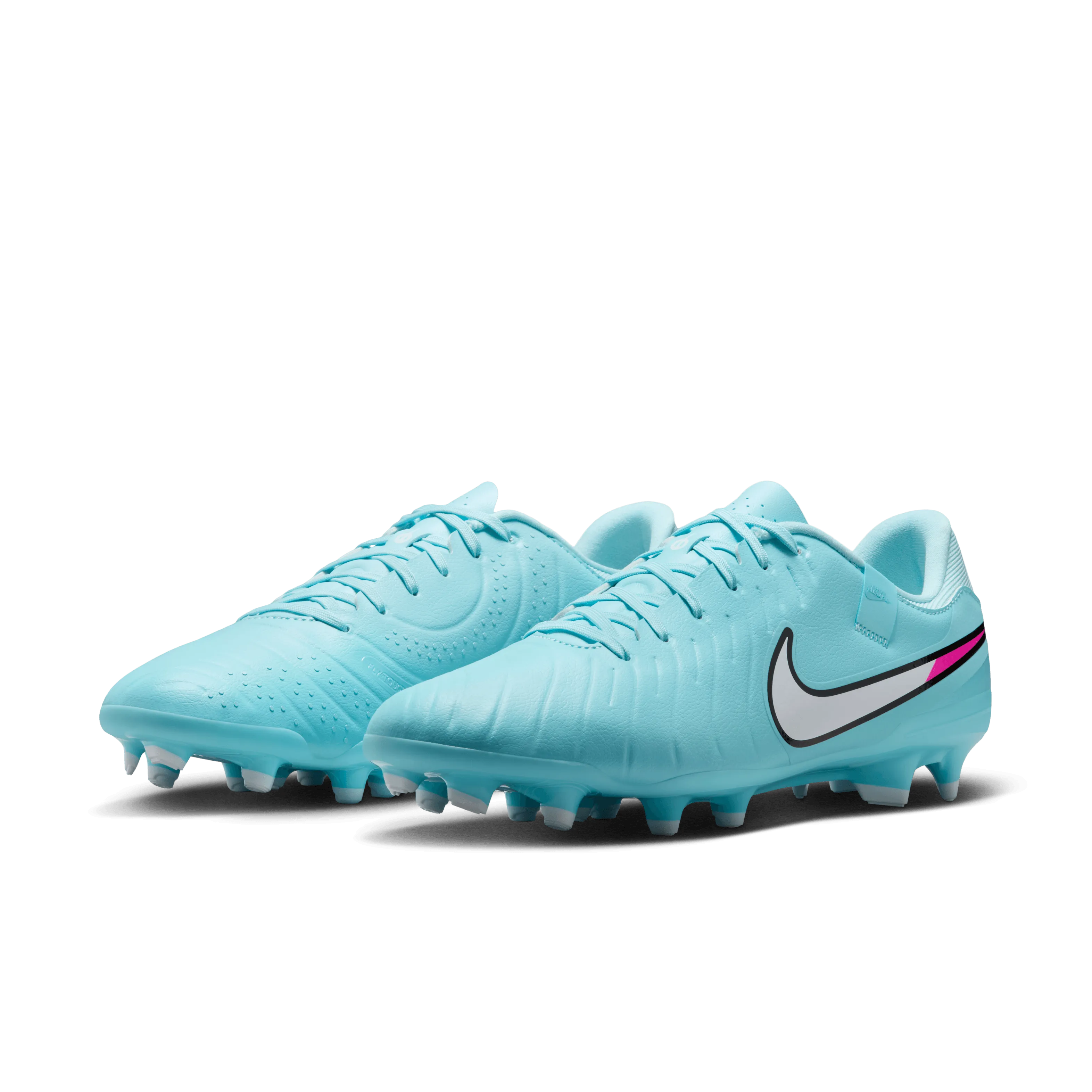 Nike Tiempo Legend 10 Academy FG/MG Football Boots (Copa/White) Comfort collar Fight Mode