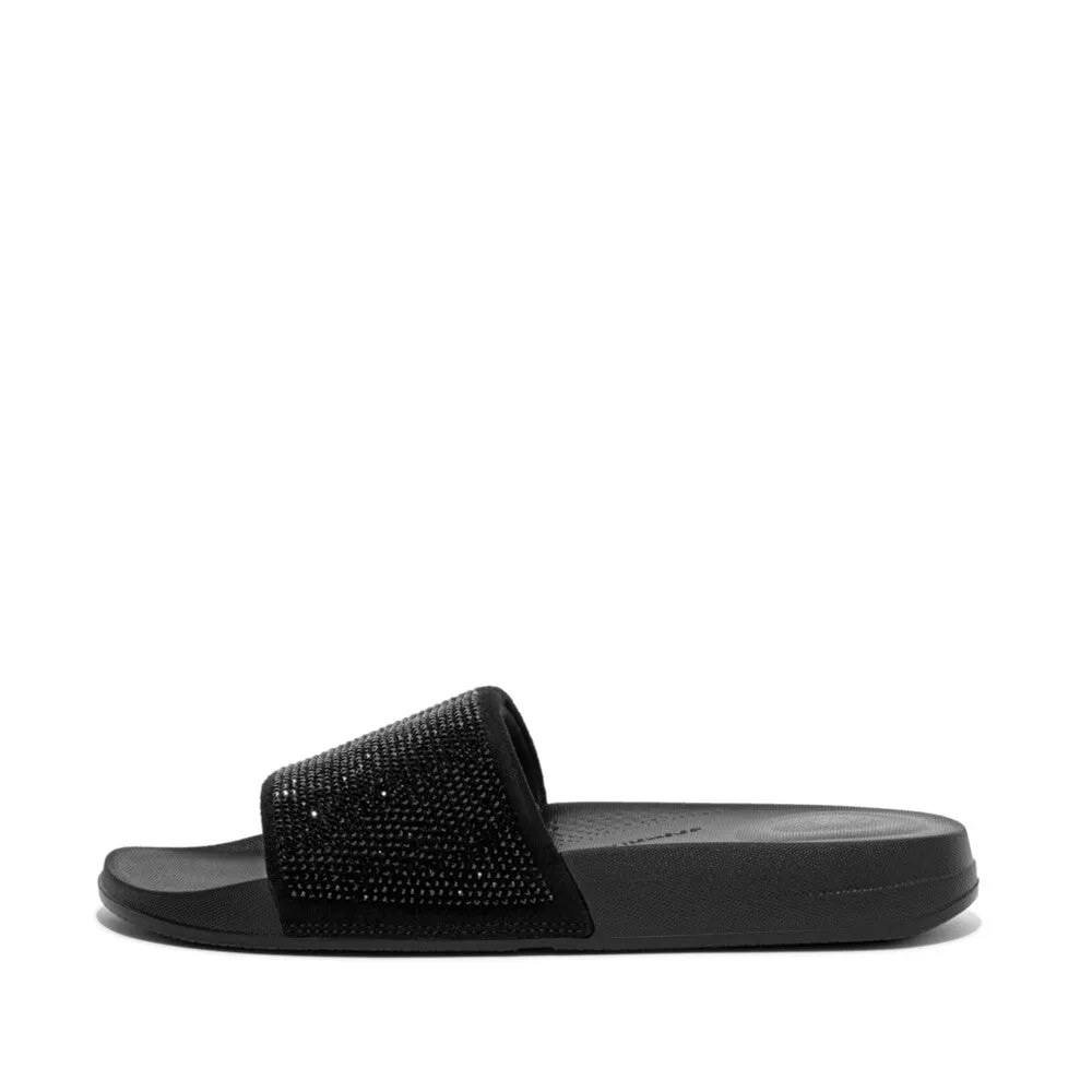 FitFlop IQUSHION Embellished Slides Injury Safe Every Step