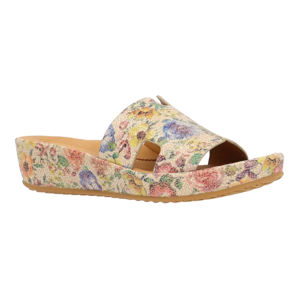 Catiana Slip on Sandal - Beige/Pastel warm glow