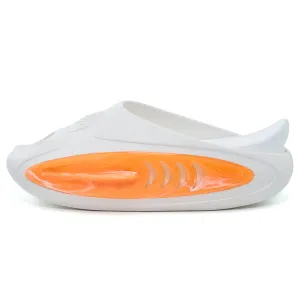 City Edge Rigorer Shark 2 Slides "White/Orange"