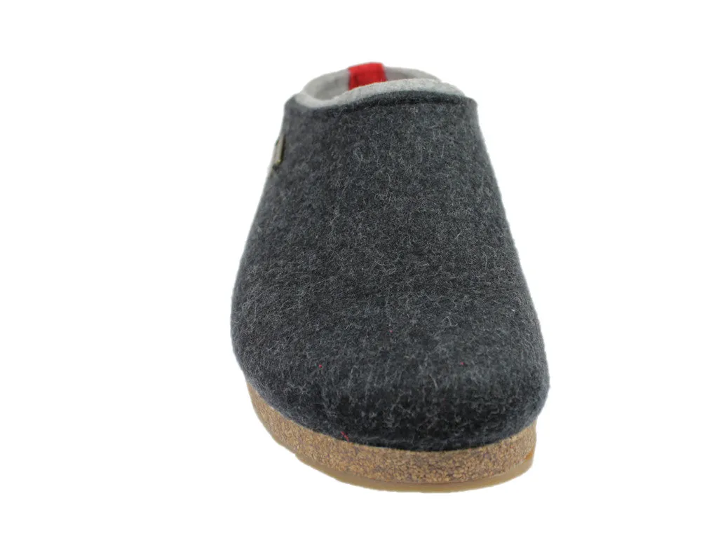 Haflinger Clogs Grizzly Kris Graphite Freeze Proof Cliff Edge