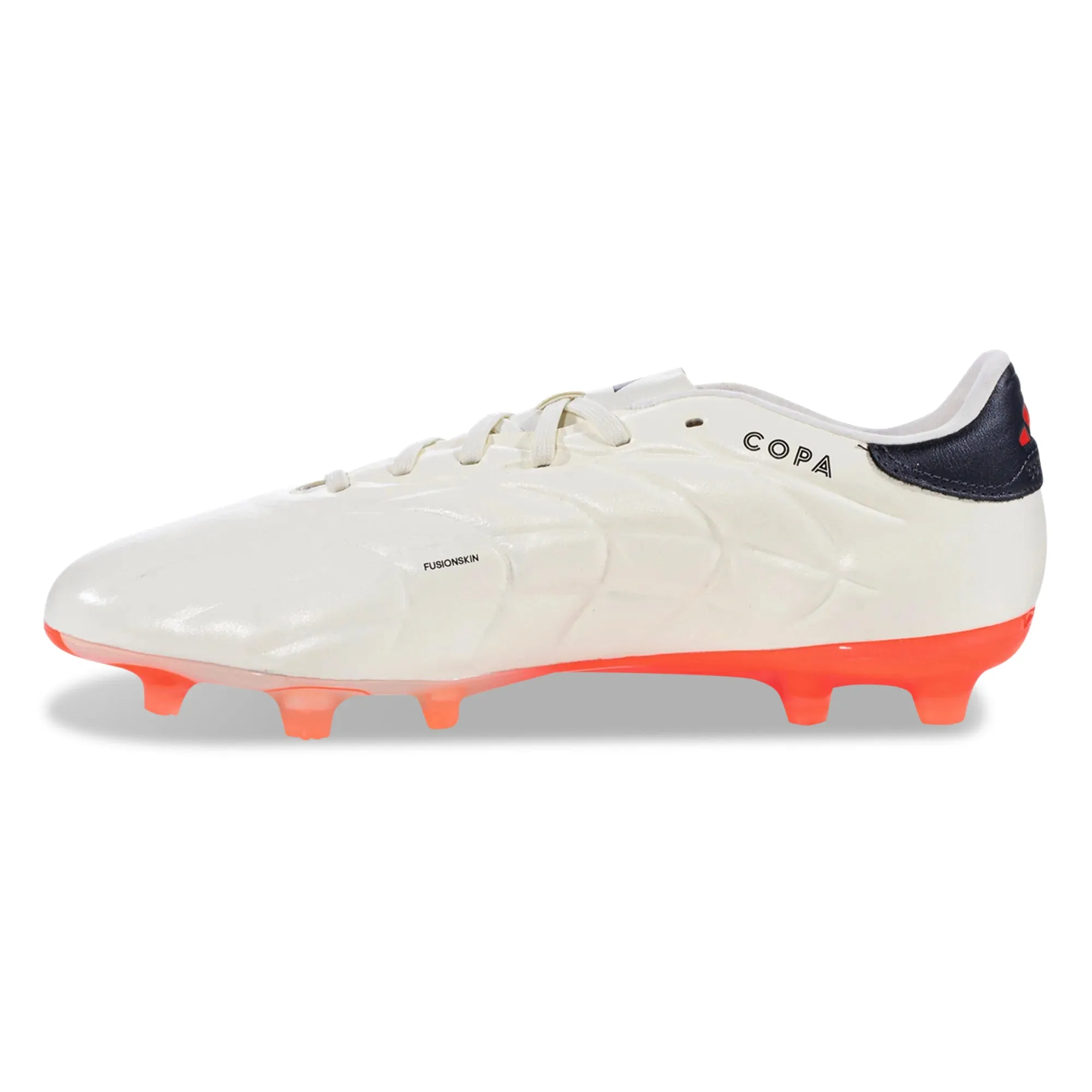 adidas Copa Pure 2 Pro Firm Ground Soccer Cleats (Ivory/ Core Black/Solar Red) Inner Cushion Weekend League
