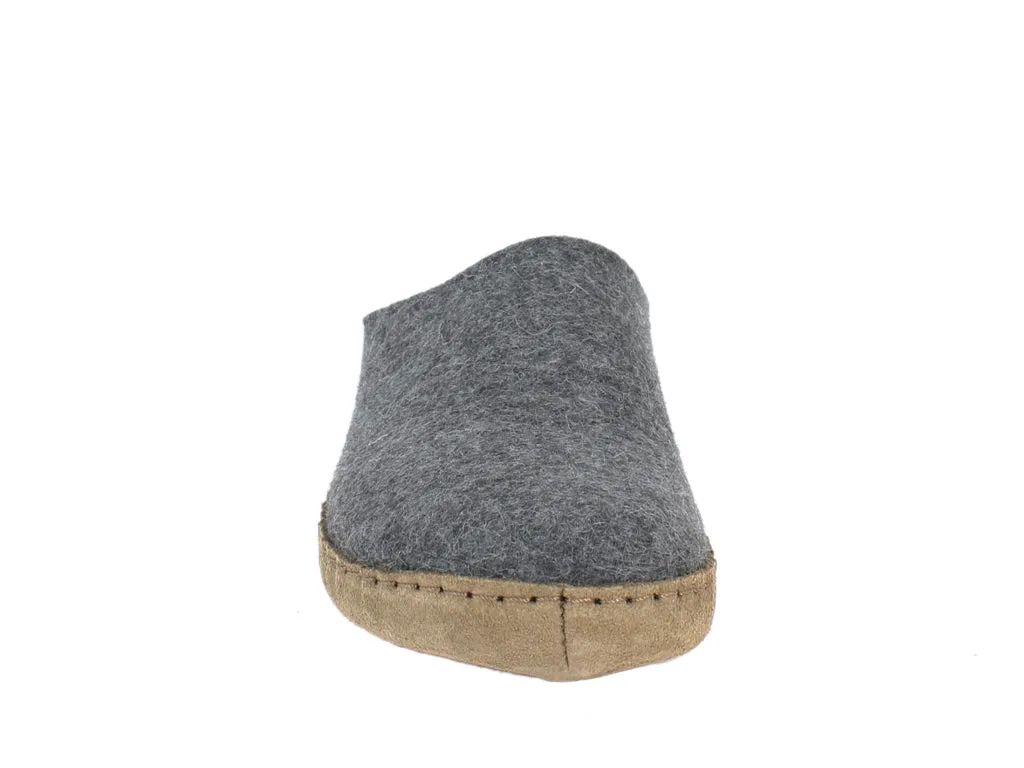 Chill Vibes Memory Foam Haflinger Felt Slippers Emil Anthracite