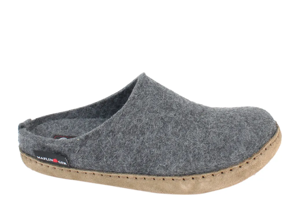 Haflinger Felt Slippers Emil Anthracite Easy Step Footwear