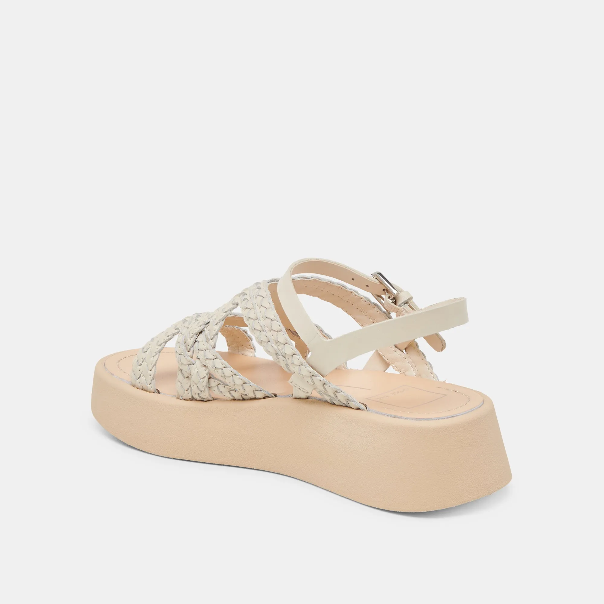 Casual Appeal GATSBY SANDALS CREME LEATHER
