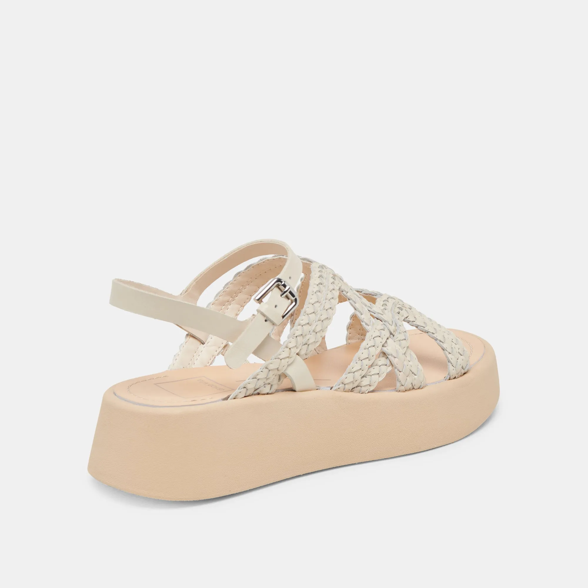 GATSBY SANDALS CREME LEATHER Versatile Comfort Minimal Design