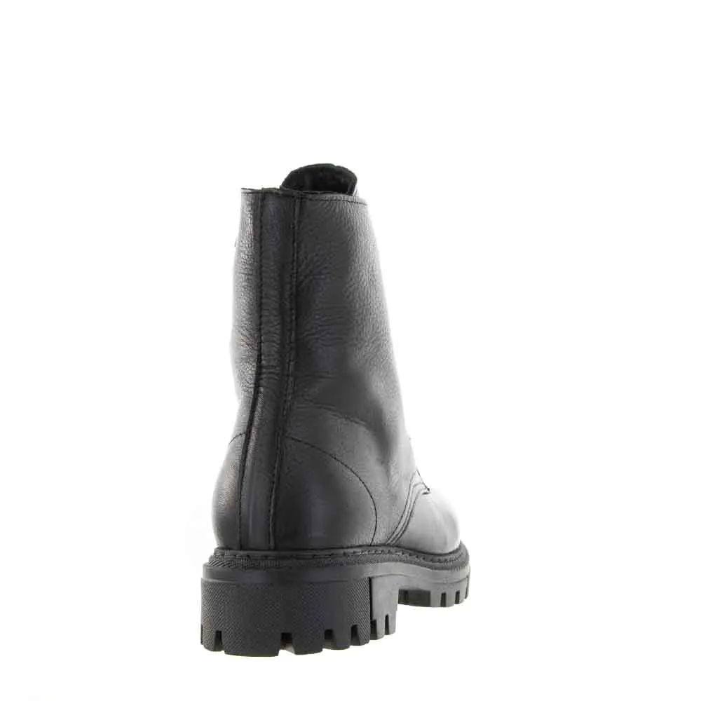 Leather Material Cushioned Support CABELLO EG163 BLACK
