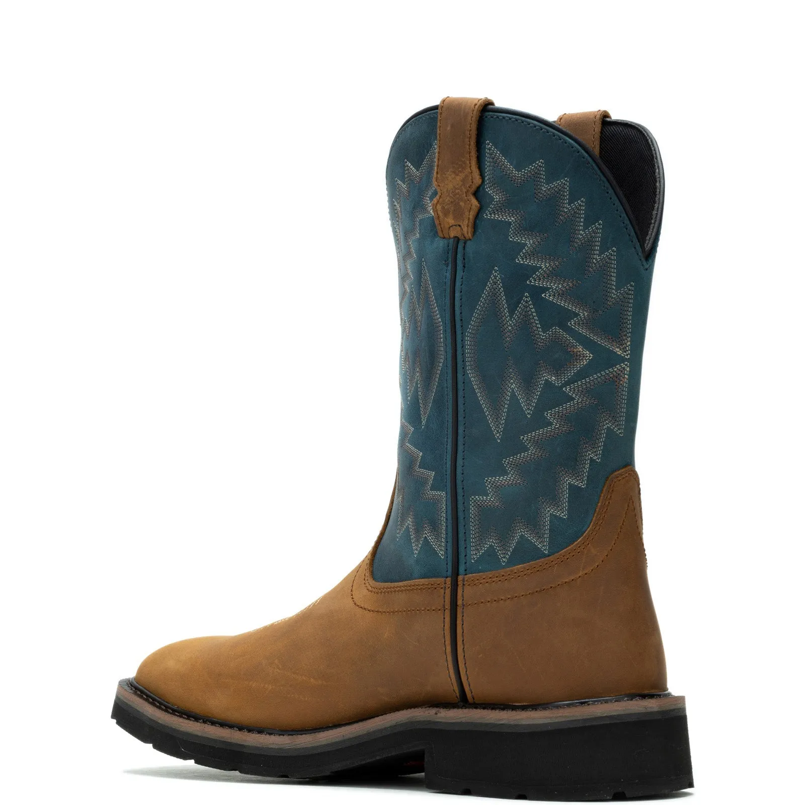 Wolverine Rancher Arrow Waterproof Steel Toe W241050 Mens Blue Work Boots Anti-odor technology Washable