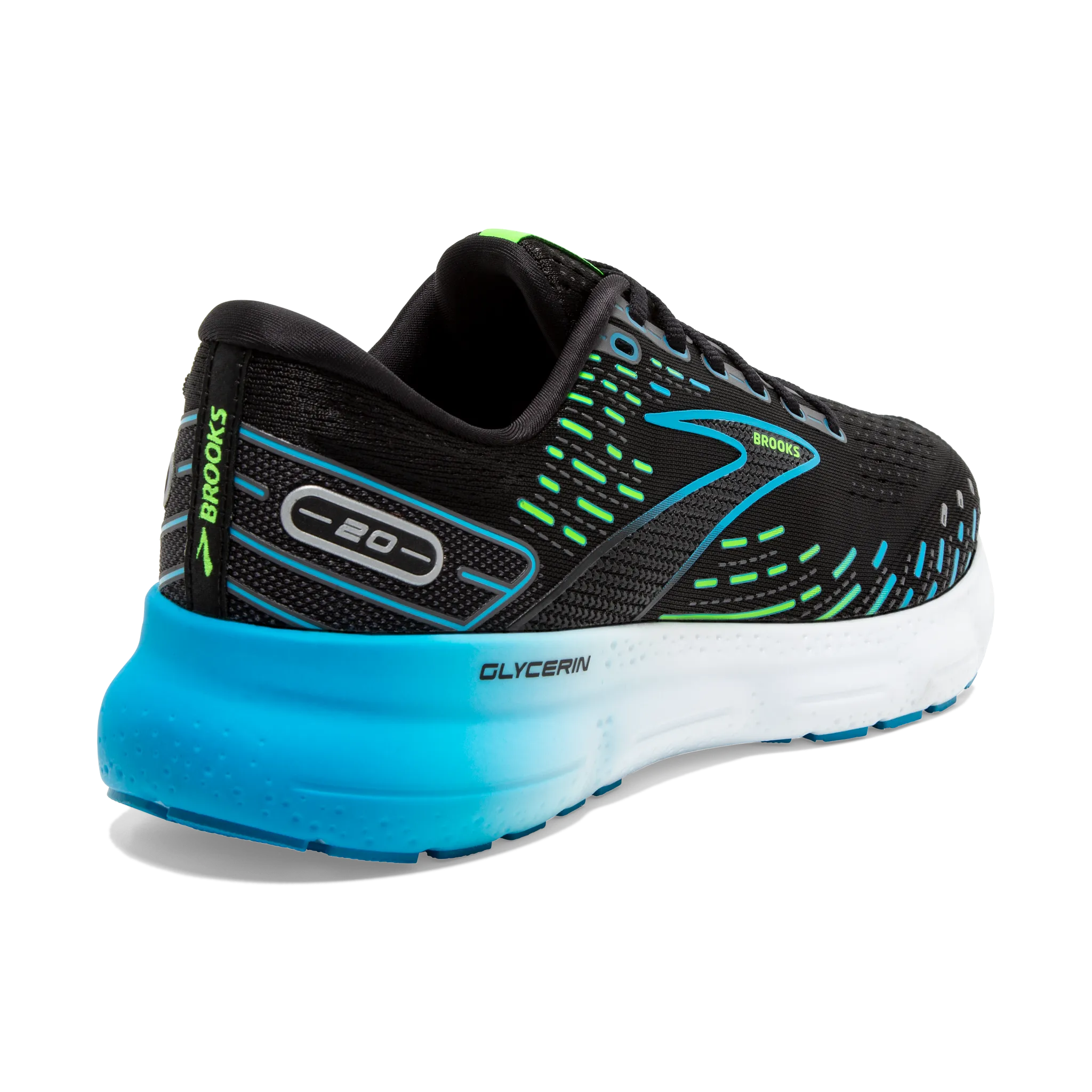 appliqued running option air - cushion shoes Men's Glycerin 20