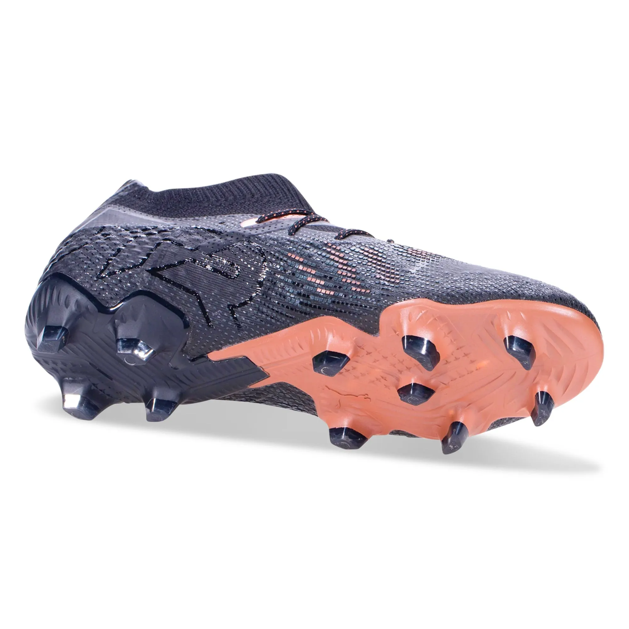 Natural flex Puma Future 7 Ultimate FG/AG Soccer Cleats (Puma Black/Copper Rose)