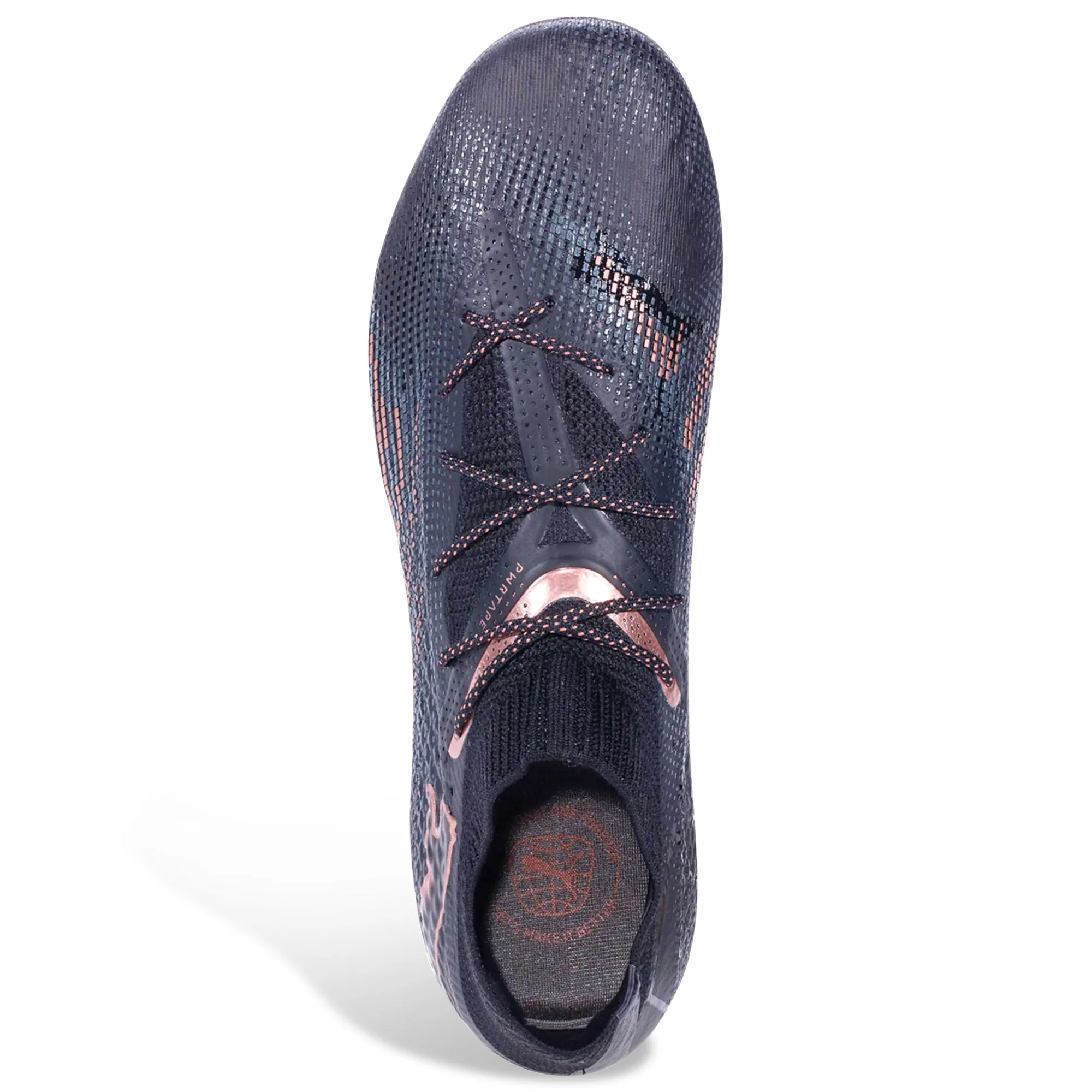 Adult Player Midfield Motion Puma Future 7 Ultimate FG/AG Soccer Cleats (Puma Black/Copper Rose)