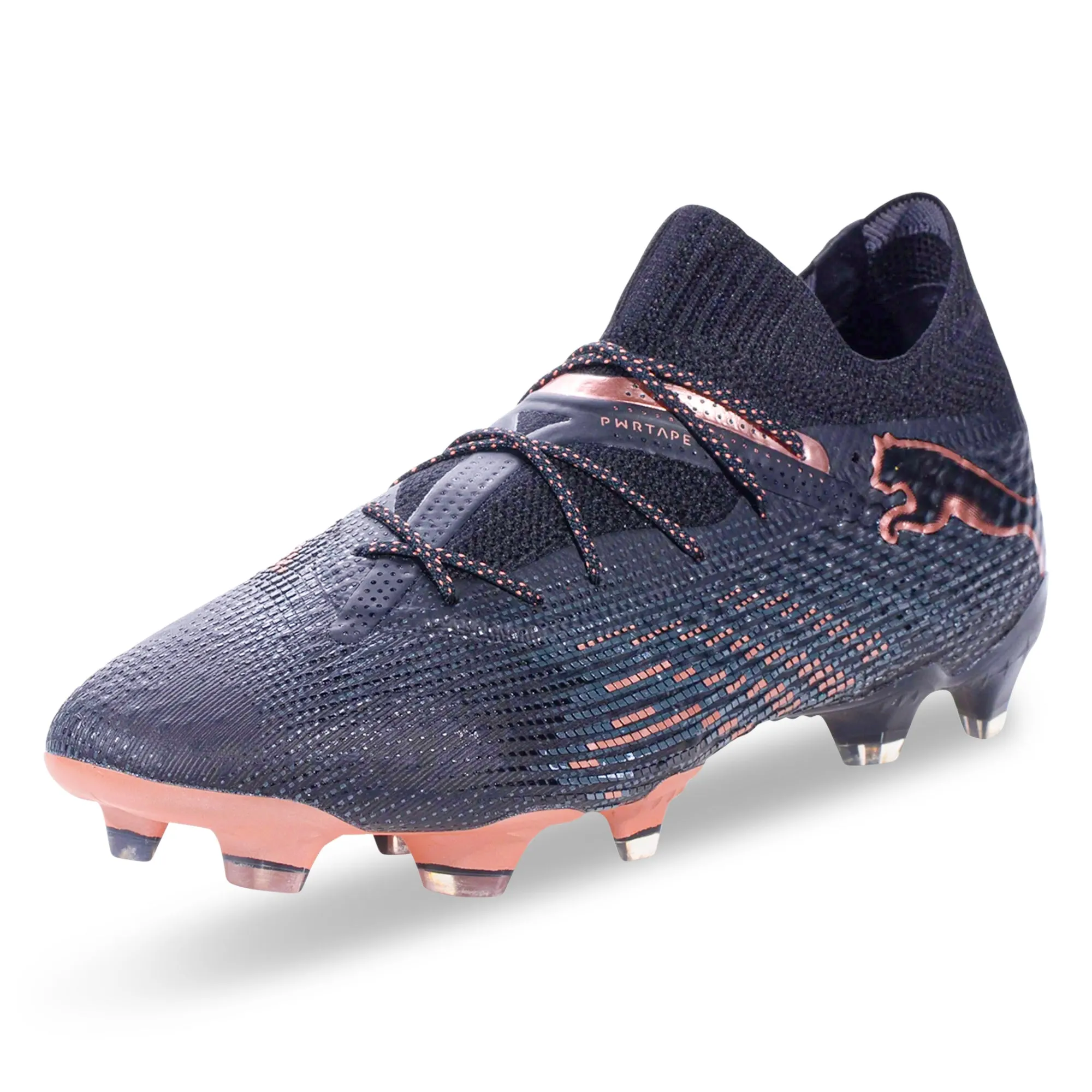 Puma Future 7 Ultimate FG/AG Soccer Cleats (Puma Black/Copper Rose) Multi-Stud