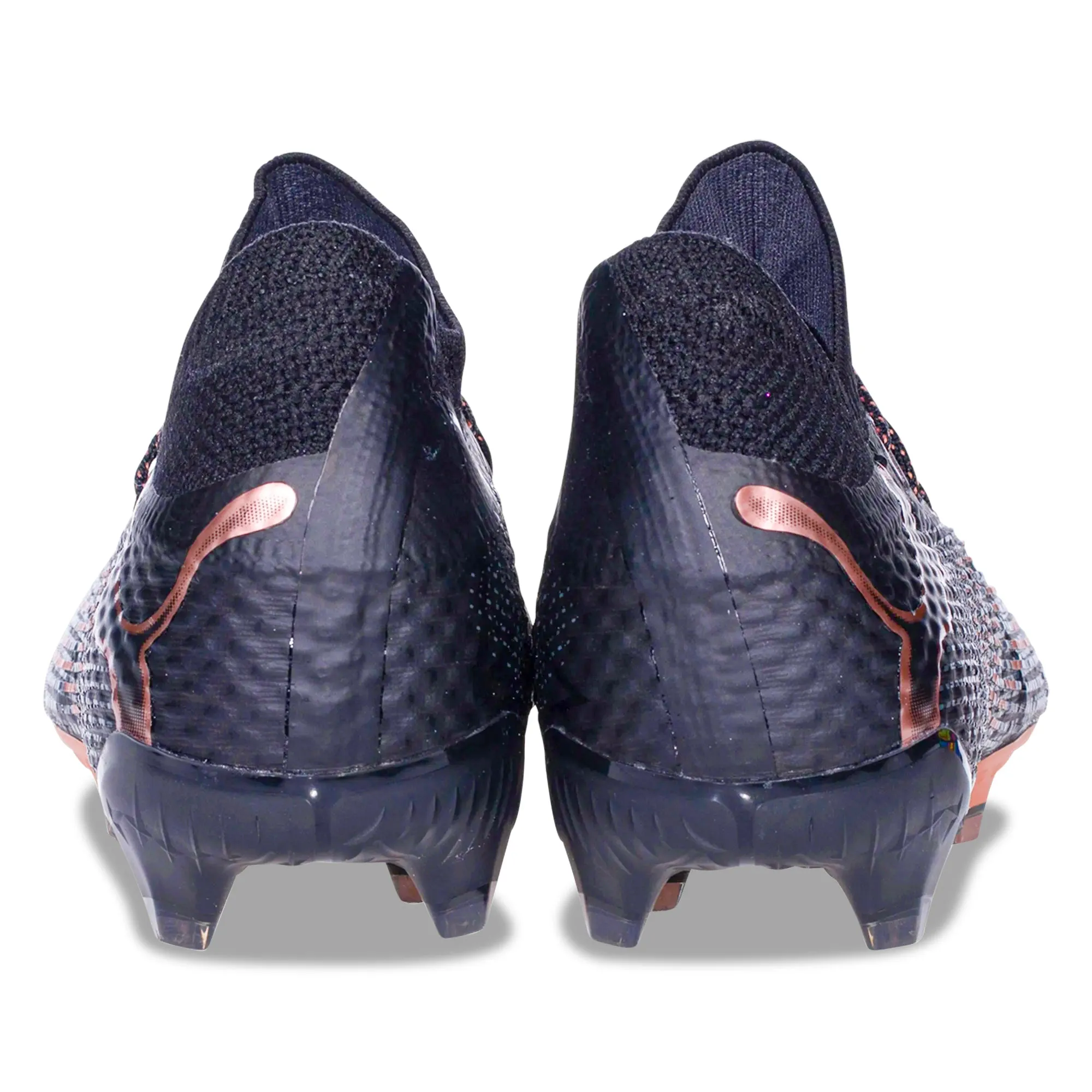 Puma Future 7 Ultimate FG/AG Soccer Cleats (Puma Black/Copper Rose) Wide Support Midsole Cushion