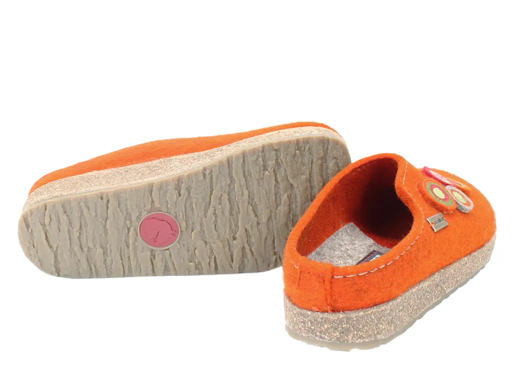 Haflinger Clogs Grizzly Kanon Rost Comfort Outsole Global Cool