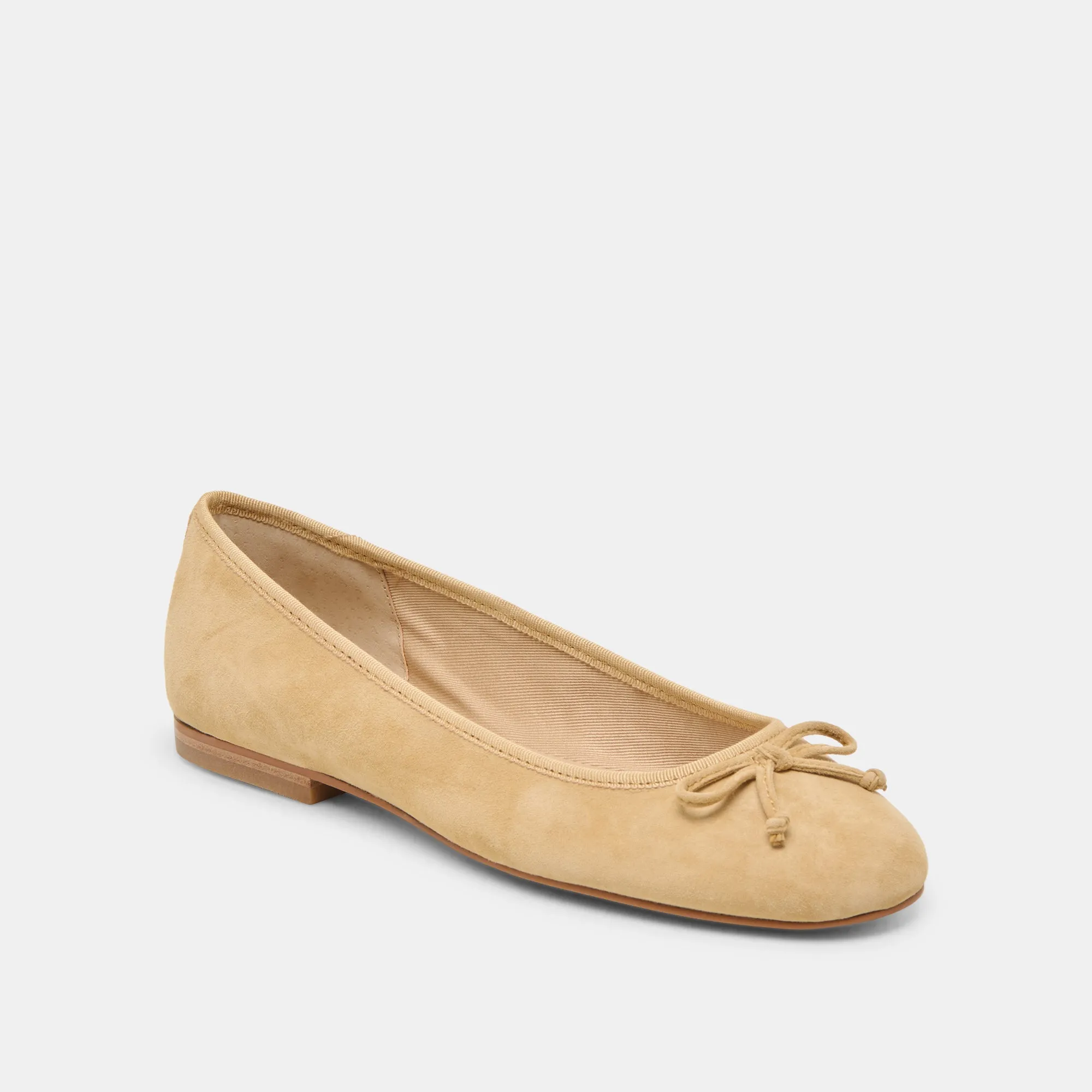 RITLA BALLET FLATS HONEY SUEDE Look Mood Side Walk