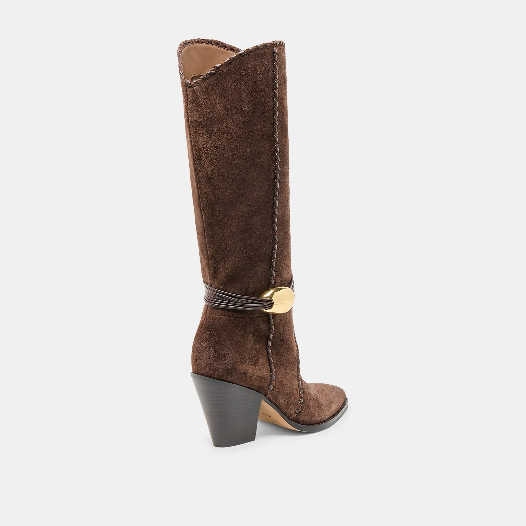 JODY BOOTS DK BROWN SUEDE Padded Tongue Comfort Zone