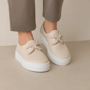 DJANGO & JULIETTE SHENA ALMOND Lightweight Shoes Breathable mesh