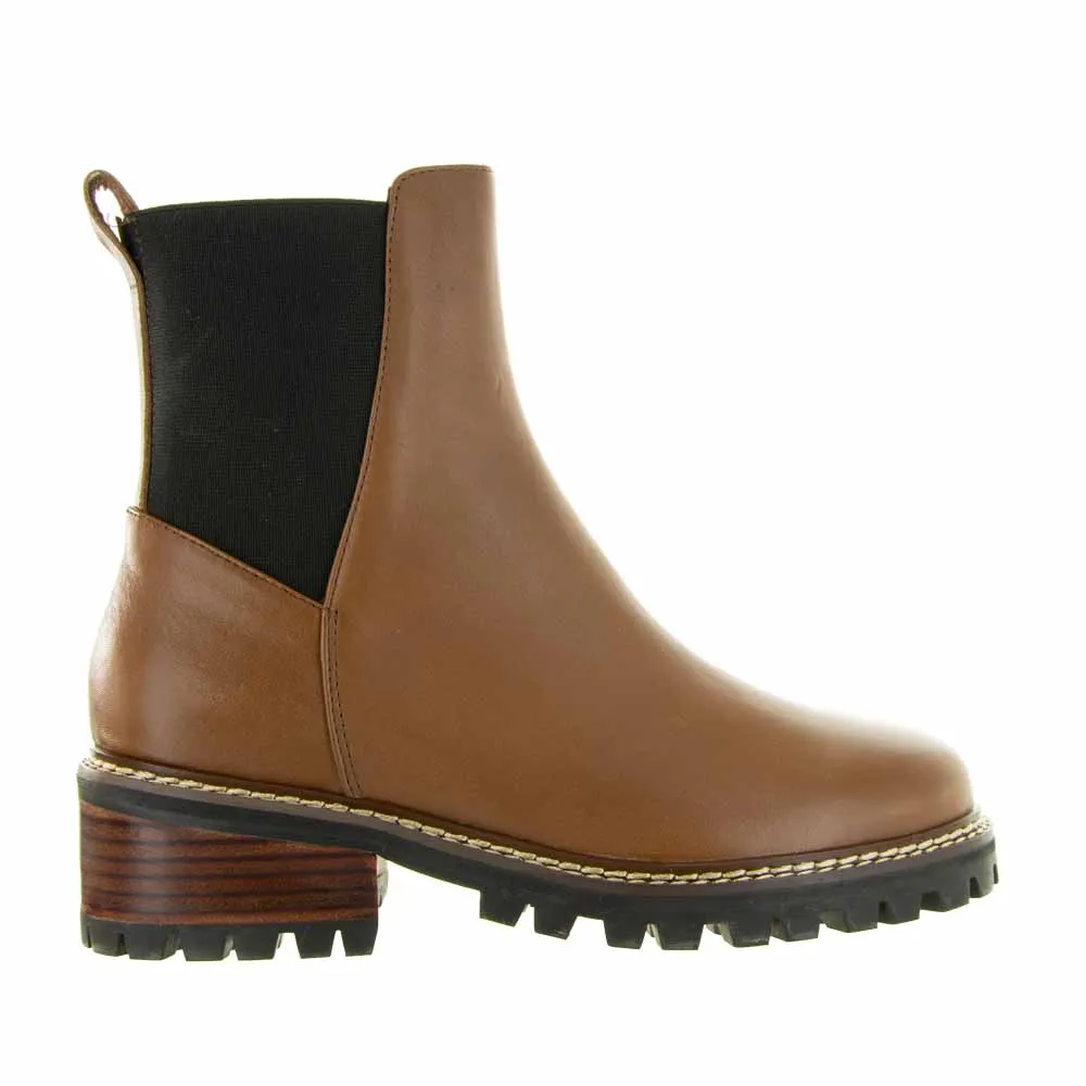 Classic Appearance Smart Footwear LE SANSA ZINA COGNAC