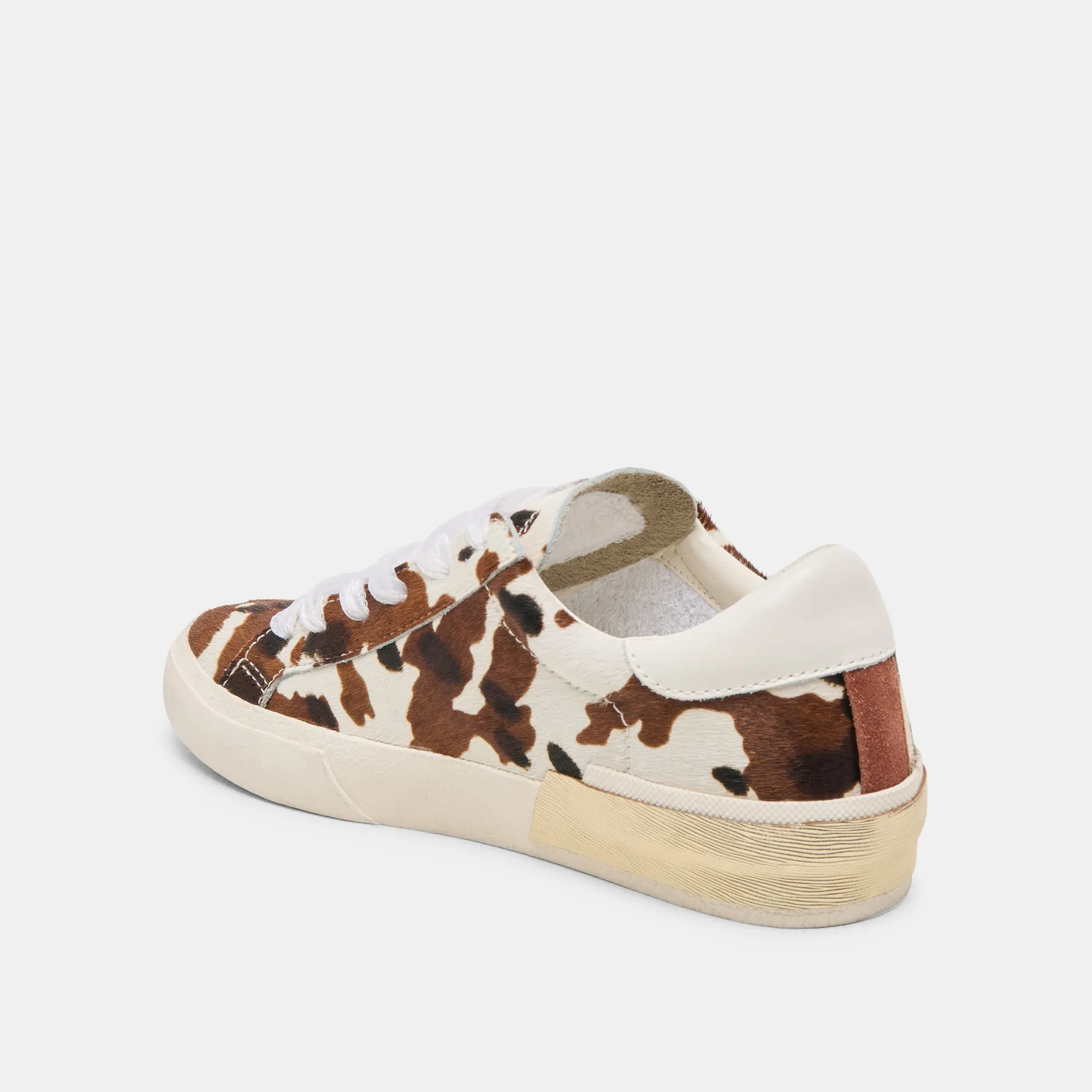 ZINA SNEAKERS COCOA TAURUS CALF HAIR Slip Resistant