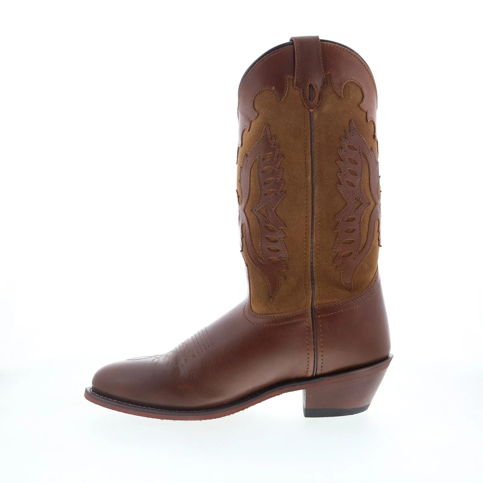Classic Comfort Dingo Silverlake Western Boot DI-338 Mens Brown Leather Western Boots